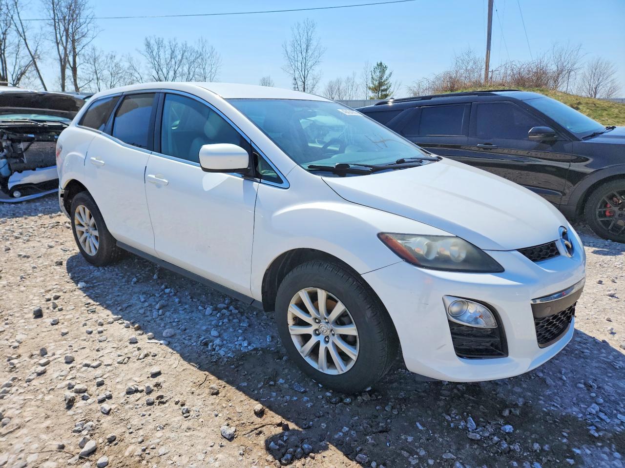 2012 Mazda Cx-7 White vin: JM3ER2BM6C0415794