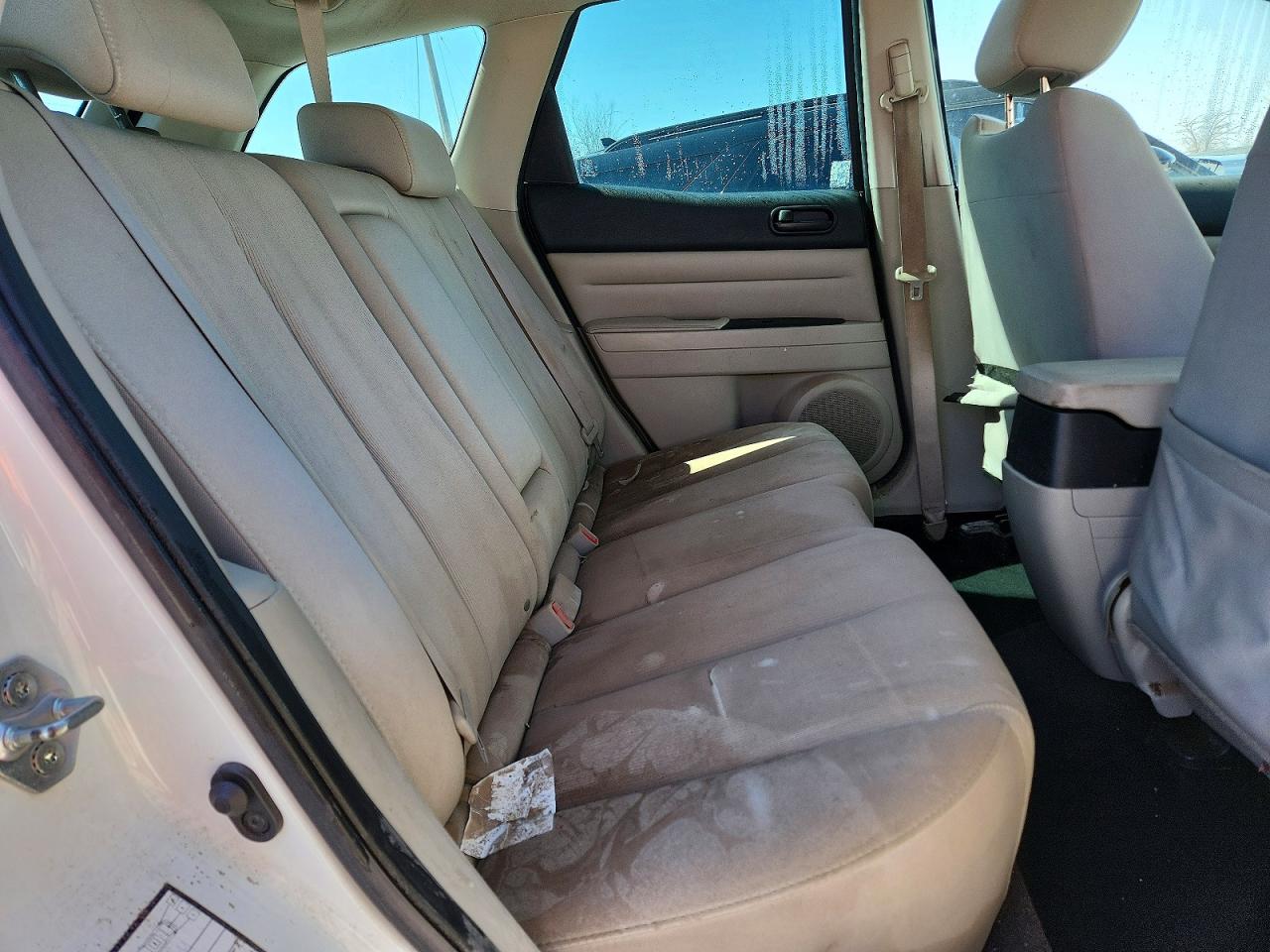 2012 Mazda Cx-7 White vin: JM3ER2BM6C0415794