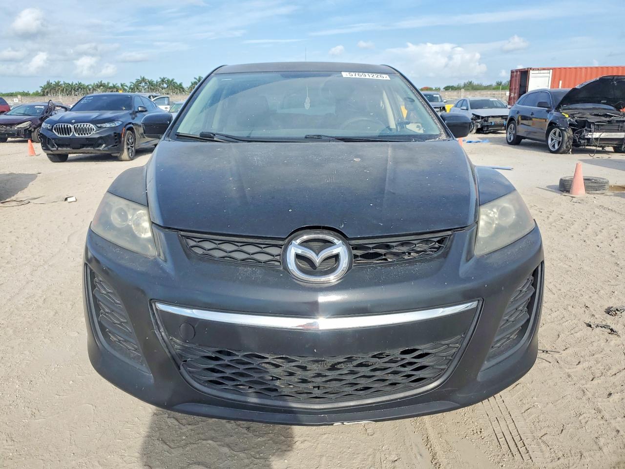 2011 Mazda Cx-7 Black vin: JM3ER2BM7B0358679