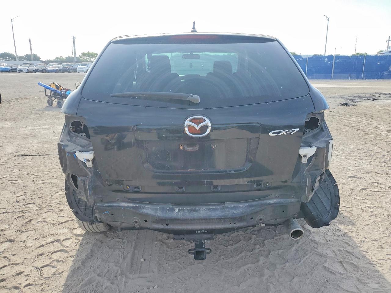 2011 Mazda Cx-7 Black vin: JM3ER2BM7B0358679
