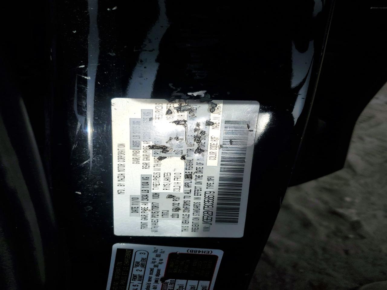 2011 Mazda Cx-7 Black vin: JM3ER2BM7B0358679