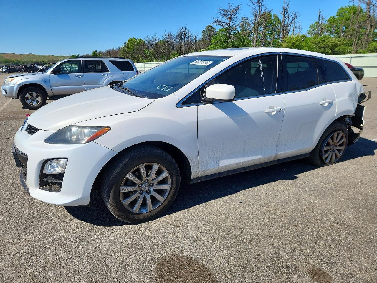 2012 Mazda Cx-7 White vin: JM3ER2BM7C0415125