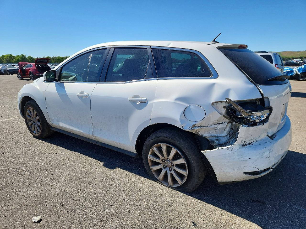2012 Mazda Cx-7 White vin: JM3ER2BM7C0415125