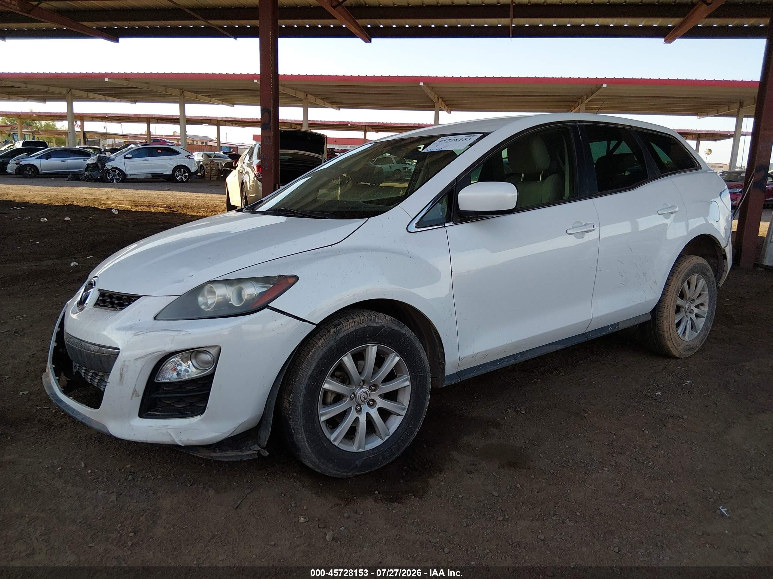 2012 Mazda Cx-7 I Sport Белый vin: JM3ER2BM8C0413948