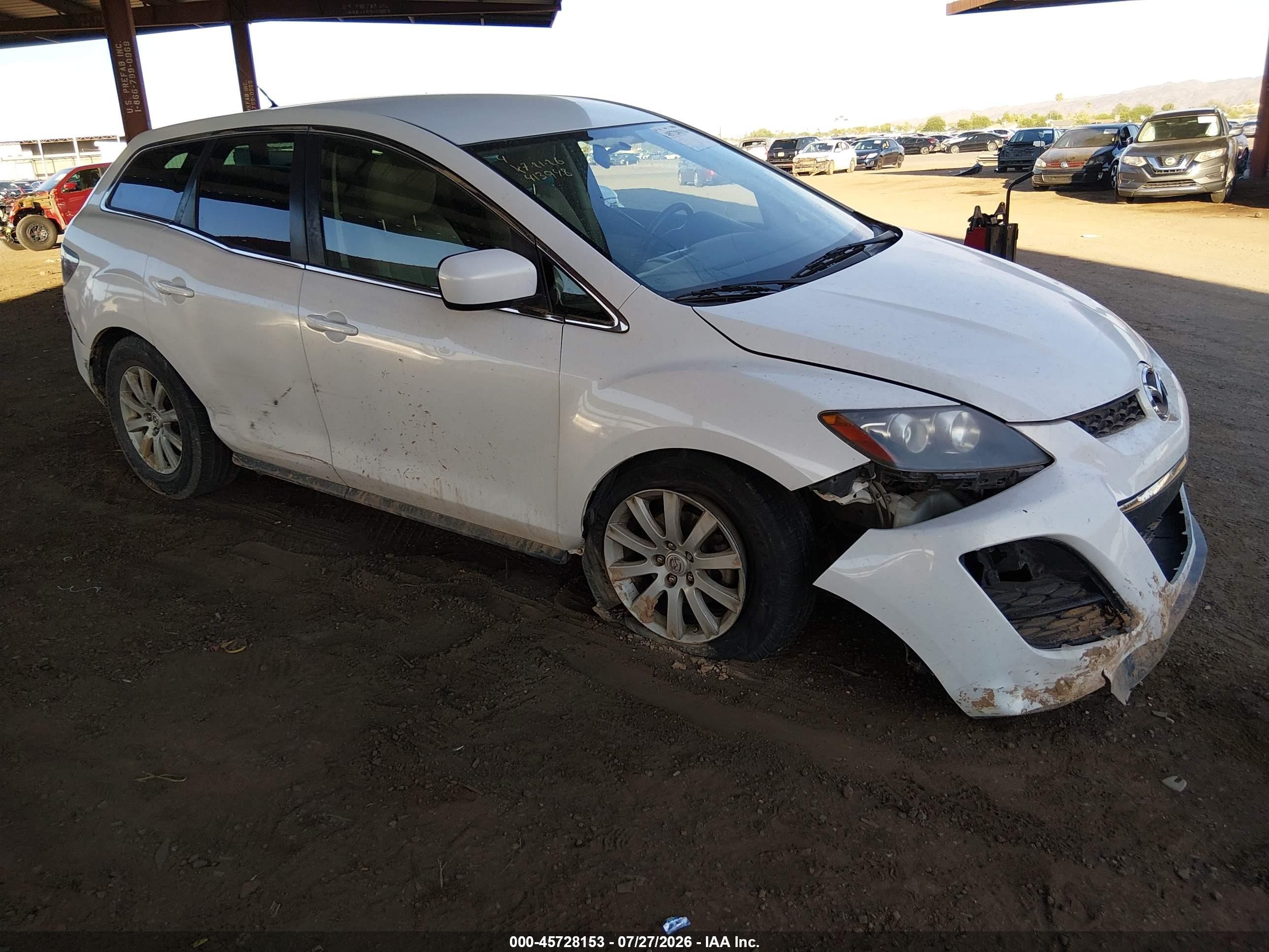 2012 Mazda Cx-7 I Sport Белый vin: JM3ER2BM8C0413948