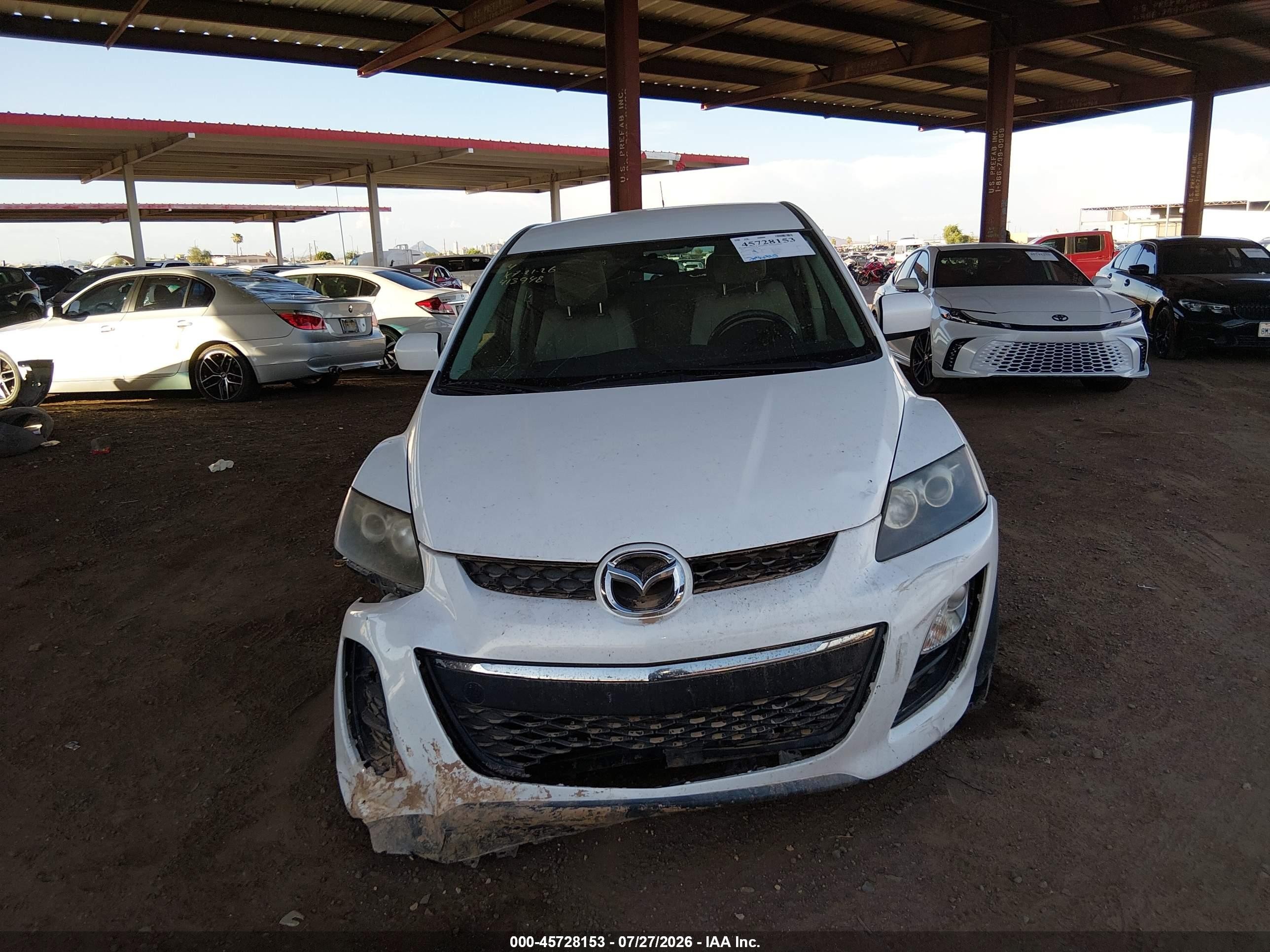 2012 Mazda Cx-7 I Sport Белый vin: JM3ER2BM8C0413948