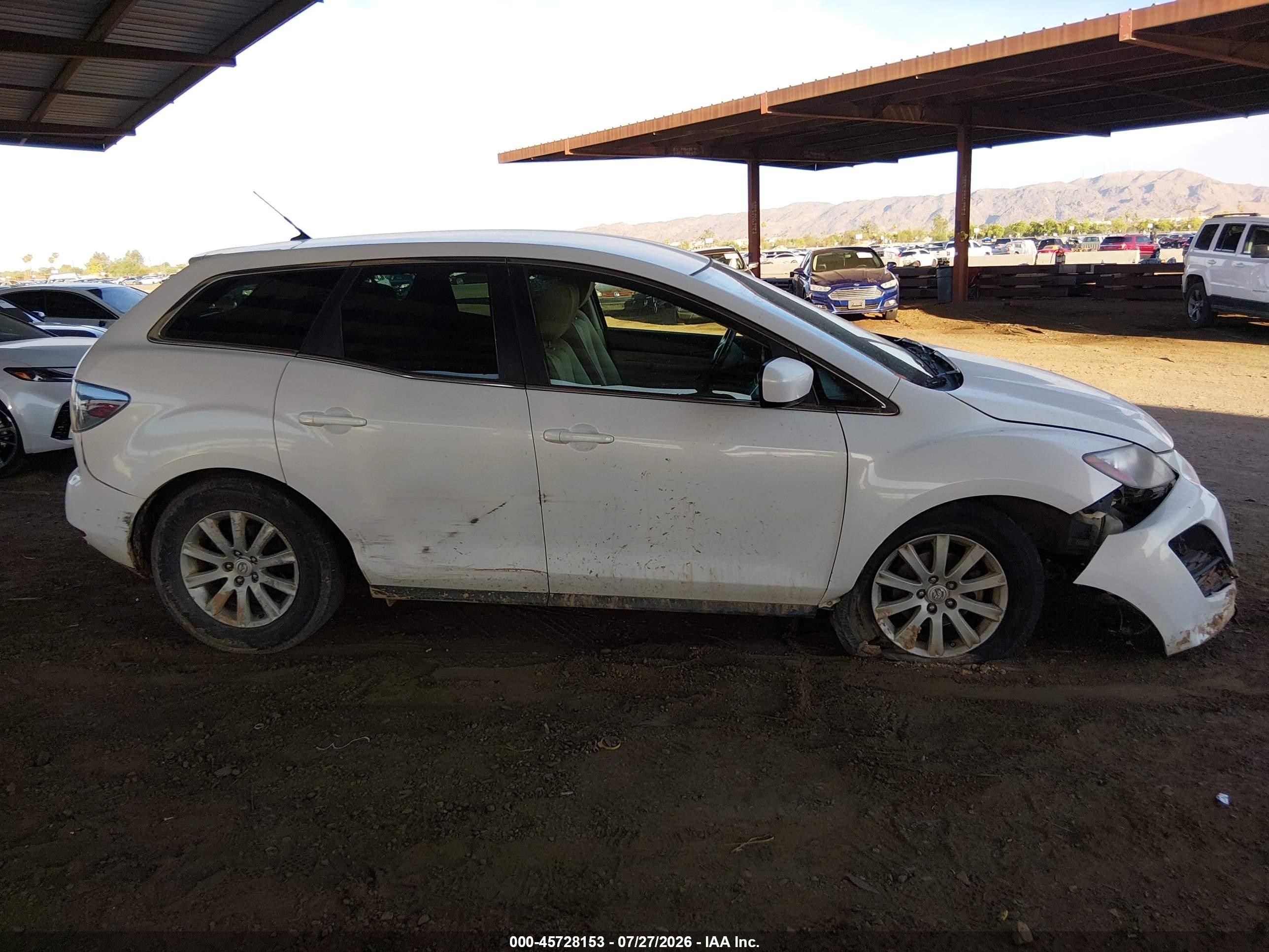 2012 Mazda Cx-7 I Sport Белый vin: JM3ER2BM8C0413948