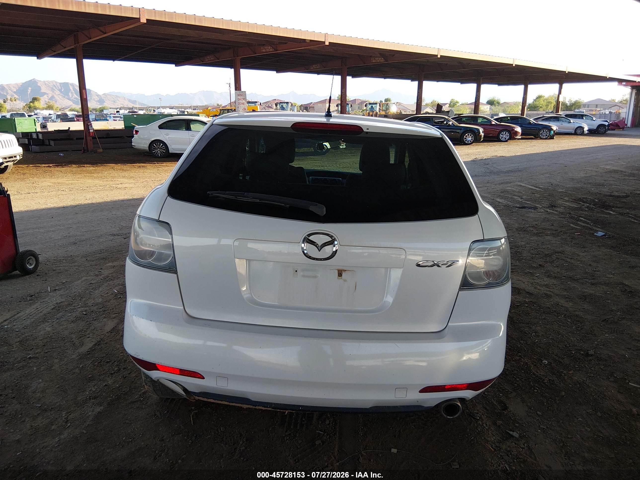 2012 Mazda Cx-7 I Sport Белый vin: JM3ER2BM8C0413948