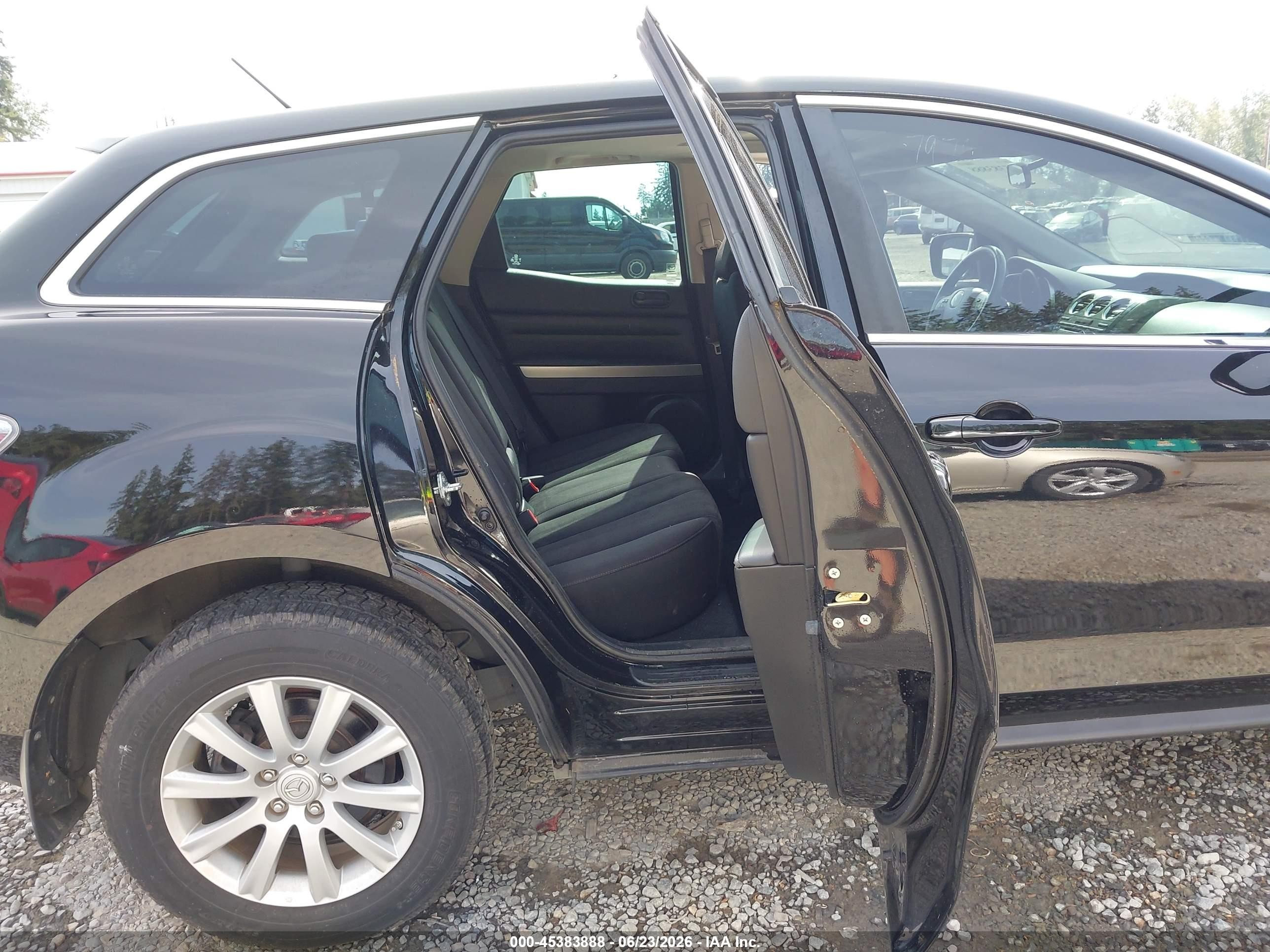 2011 Mazda Cx-7 I Sport Black vin: JM3ER2BM9B0376181