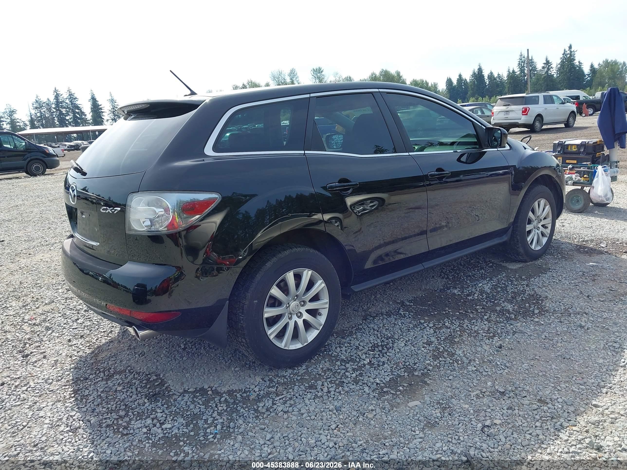 2011 Mazda Cx-7 I Sport Black vin: JM3ER2BM9B0376181