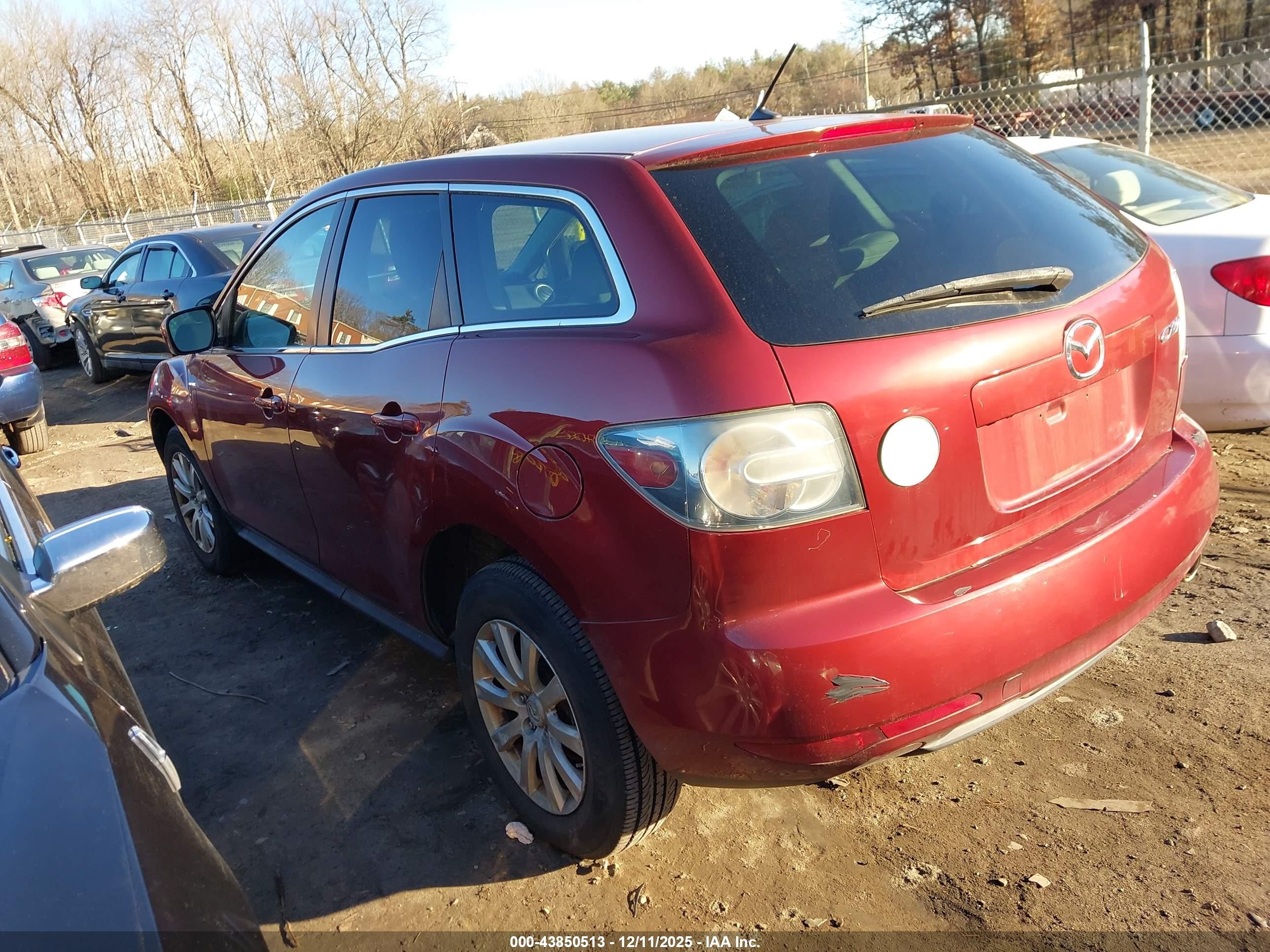 2011 Mazda Cx-7 I Sport Red vin: JM3ER2BM9B0392834