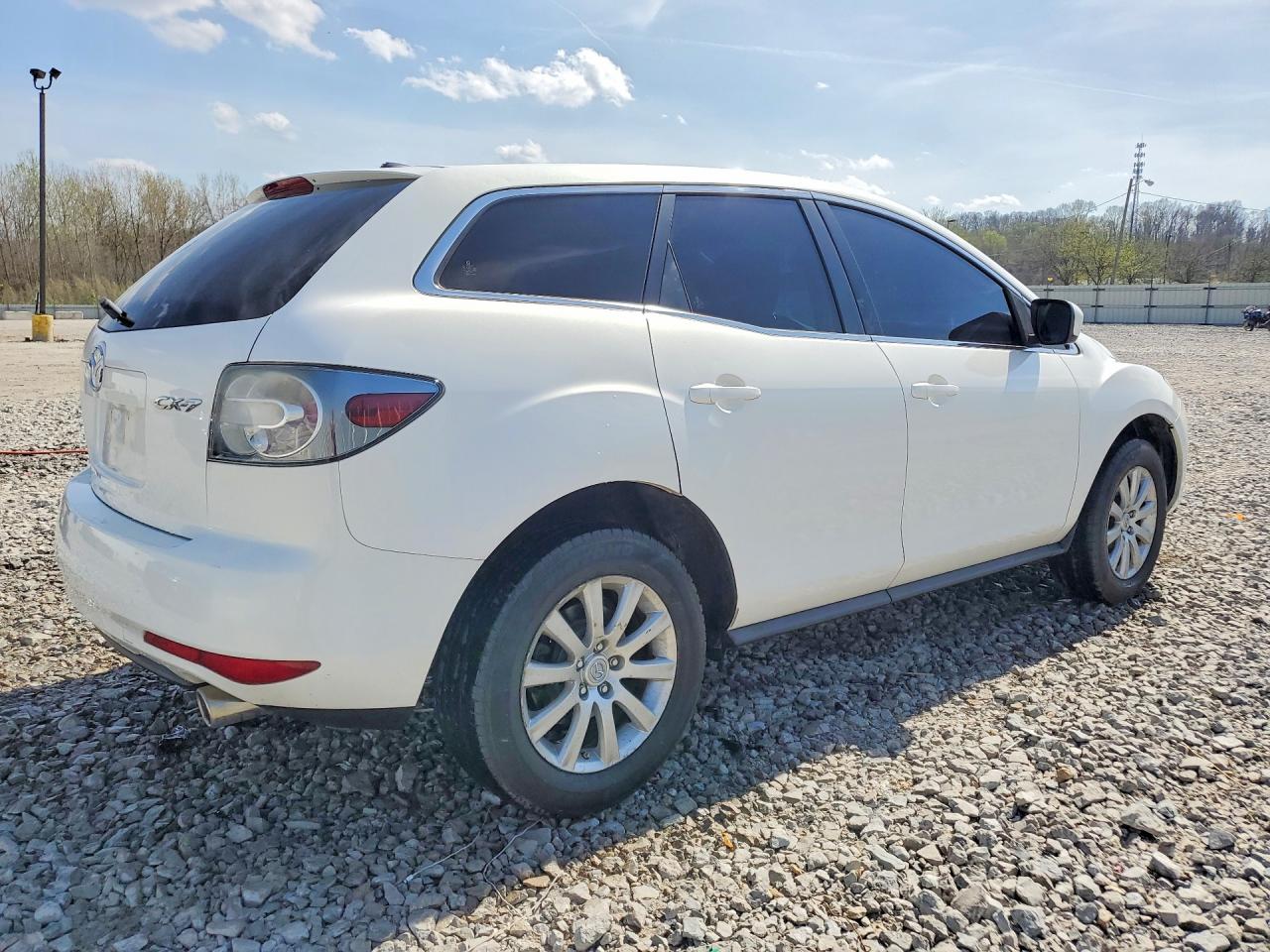2011 Mazda Cx-7 White vin: JM3ER2C54B0355696