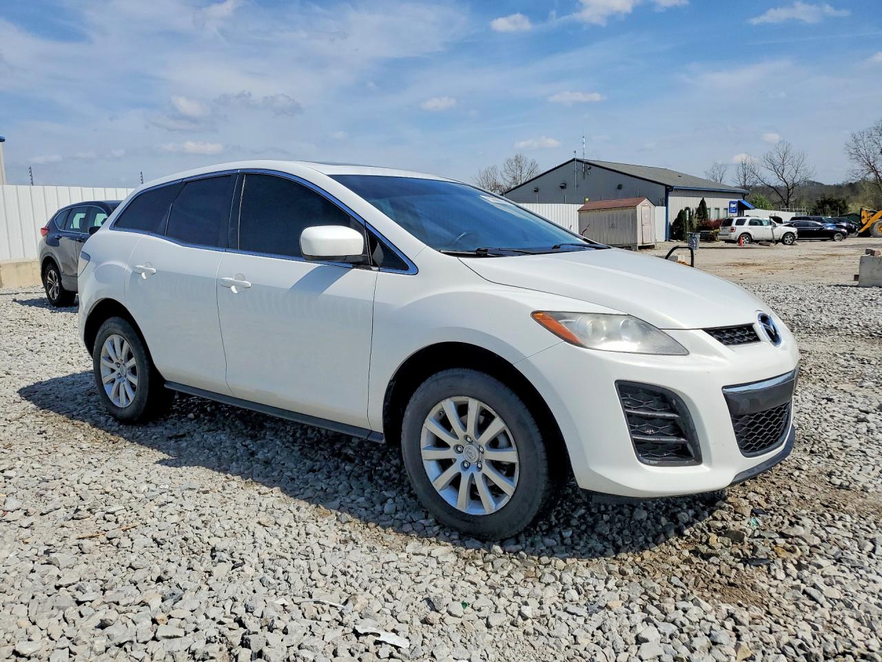 2011 Mazda Cx-7 White vin: JM3ER2C54B0355696