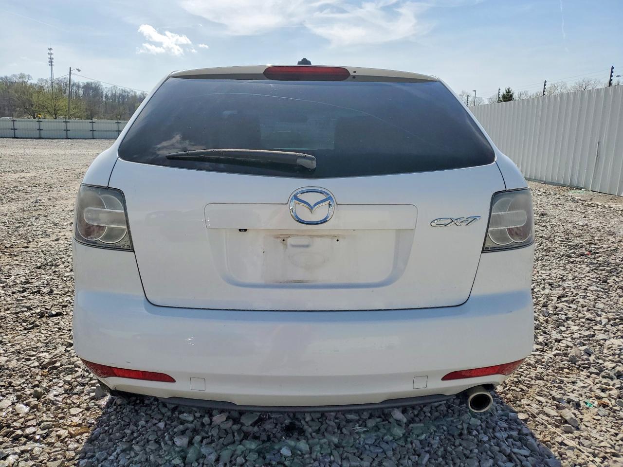 2011 Mazda Cx-7 White vin: JM3ER2C54B0355696