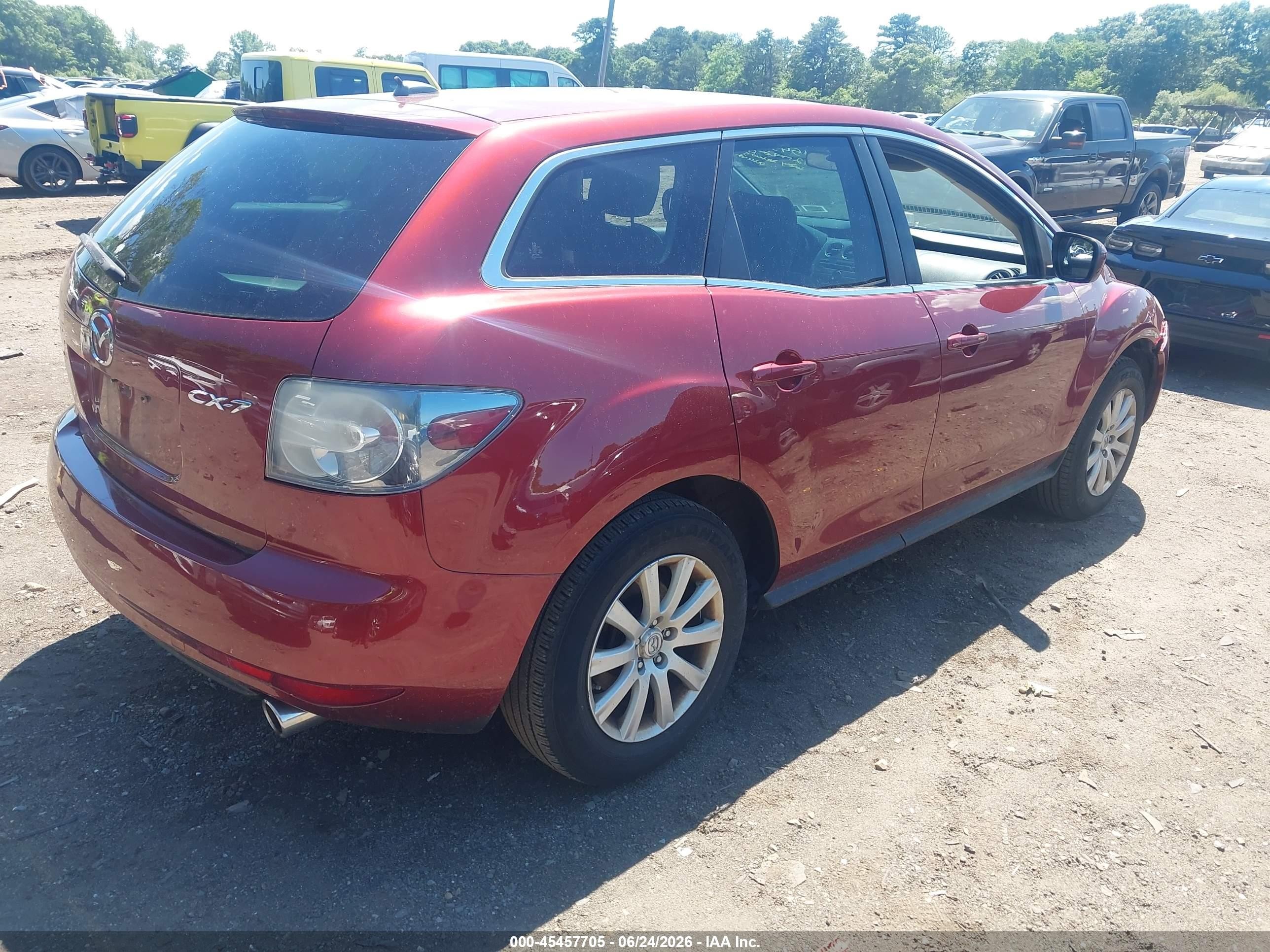 2012 Mazda Cx-7 I Touring Red vin: JM3ER2C54C0419110