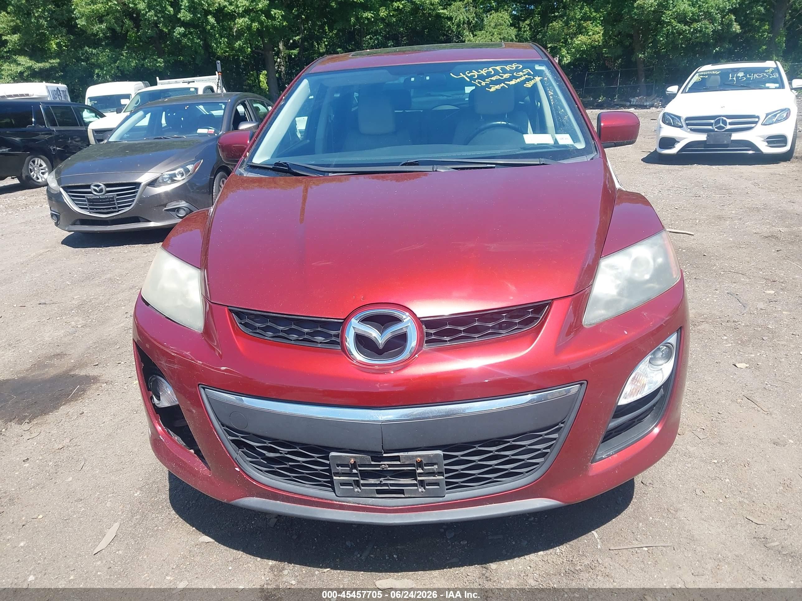 2012 Mazda Cx-7 I Touring Red vin: JM3ER2C54C0419110