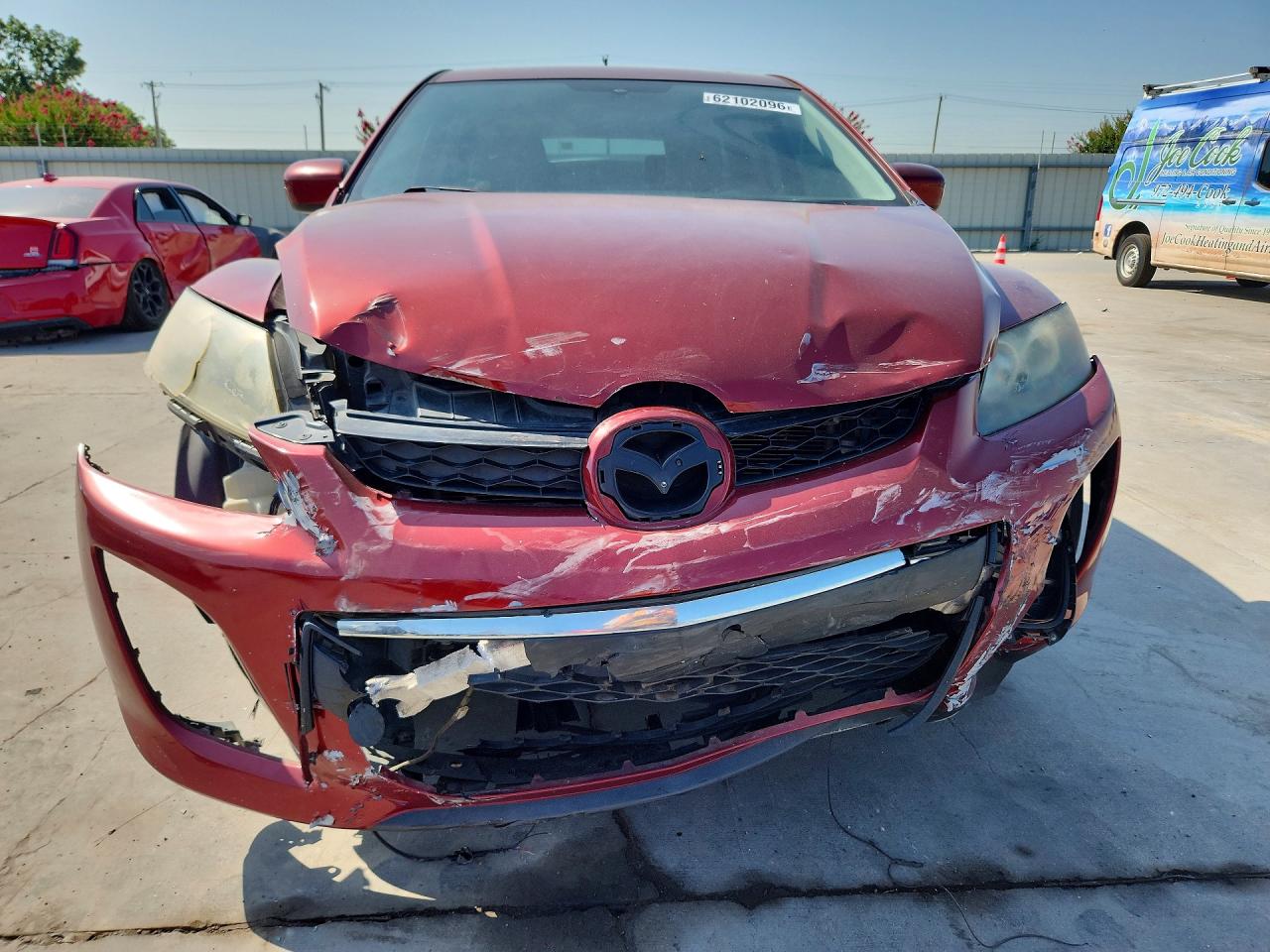 2012 Mazda Cx-7 Maroon vin: JM3ER2C54C0421214