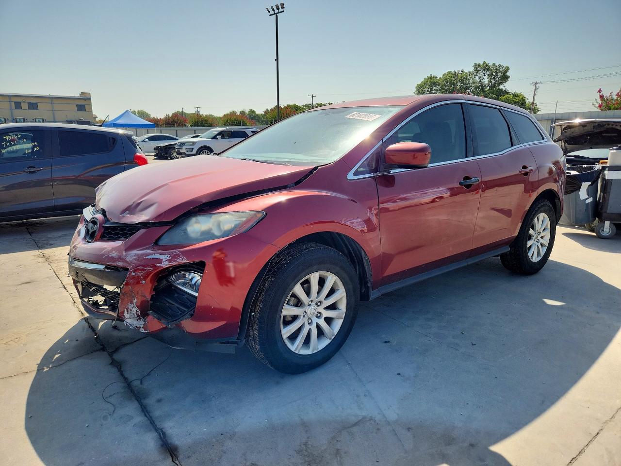 2012 Mazda Cx-7 Maroon vin: JM3ER2C54C0421214