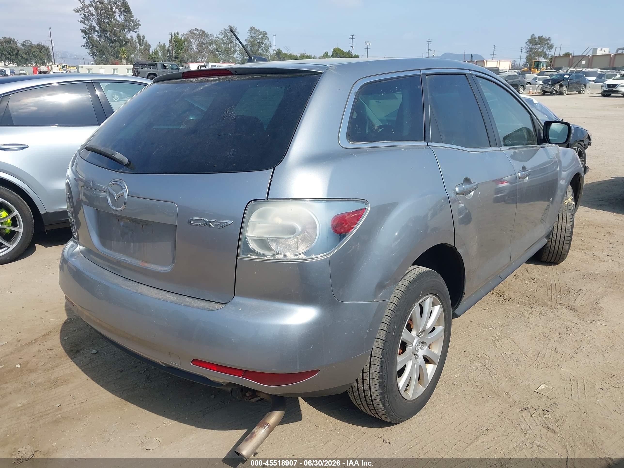 2011 Mazda Cx-7 I Touring Gray vin: JM3ER2C57B0390815