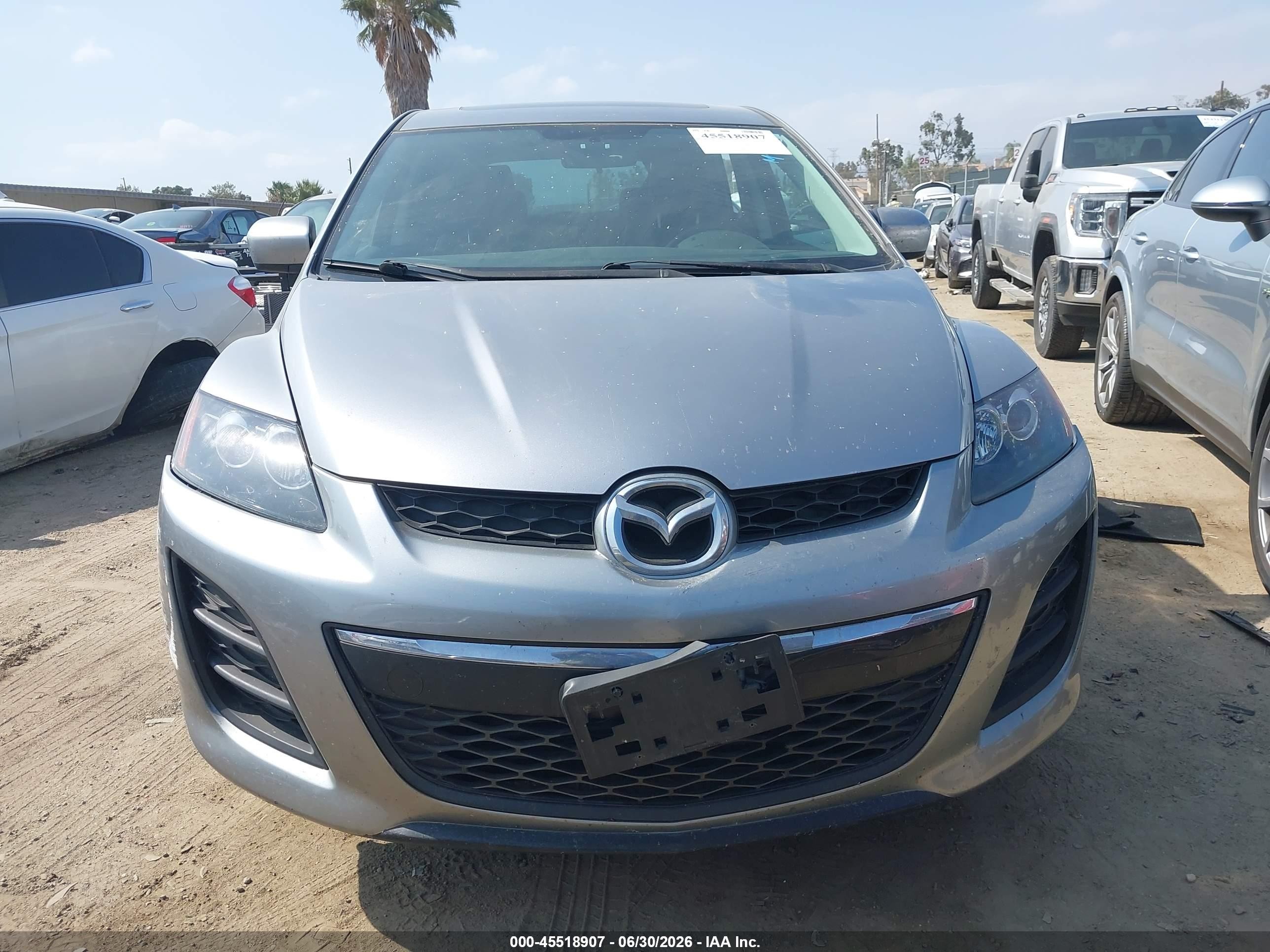 2011 Mazda Cx-7 I Touring Gray vin: JM3ER2C57B0390815