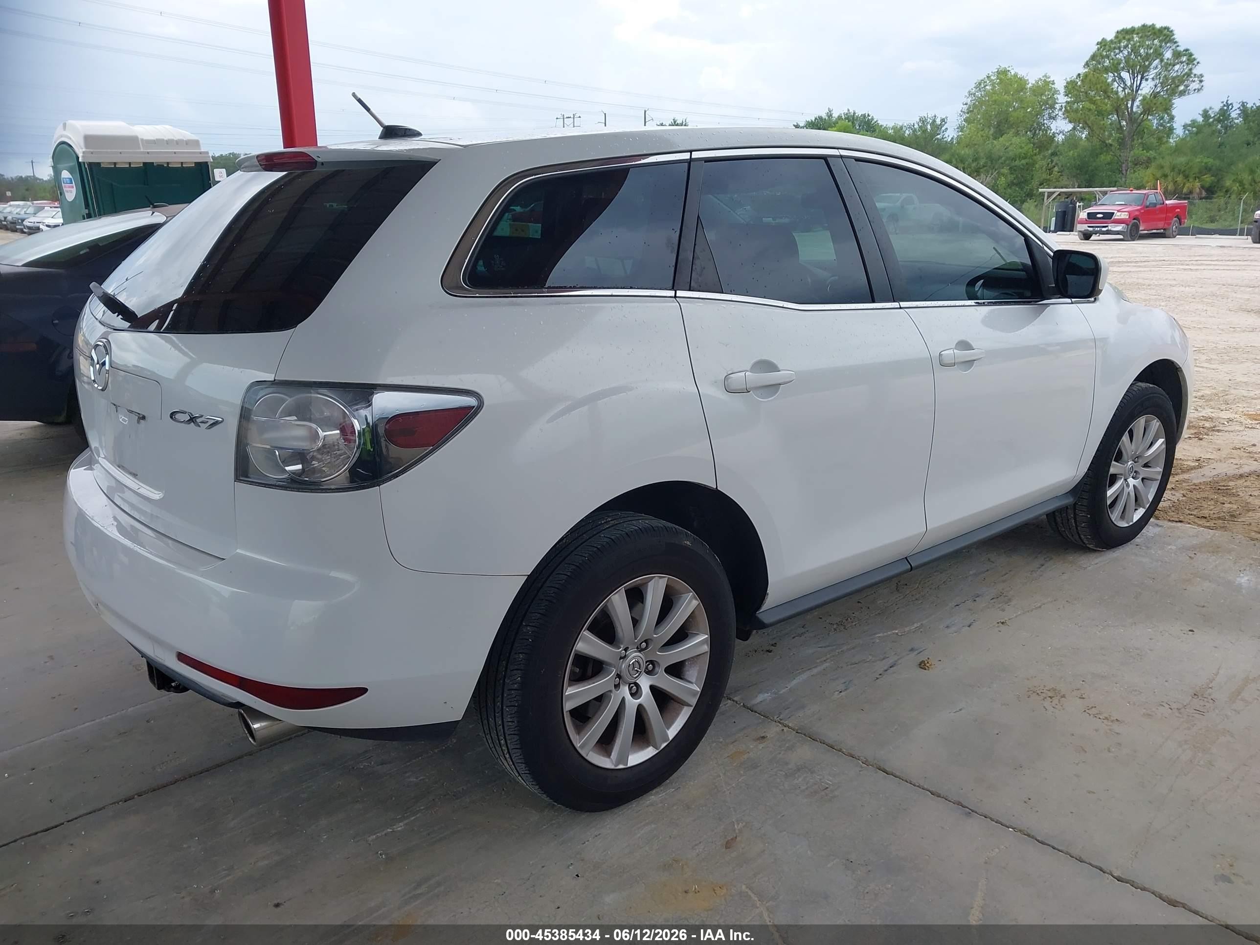 2011 Mazda Cx-7 I Touring White vin: JM3ER2C58B0372582