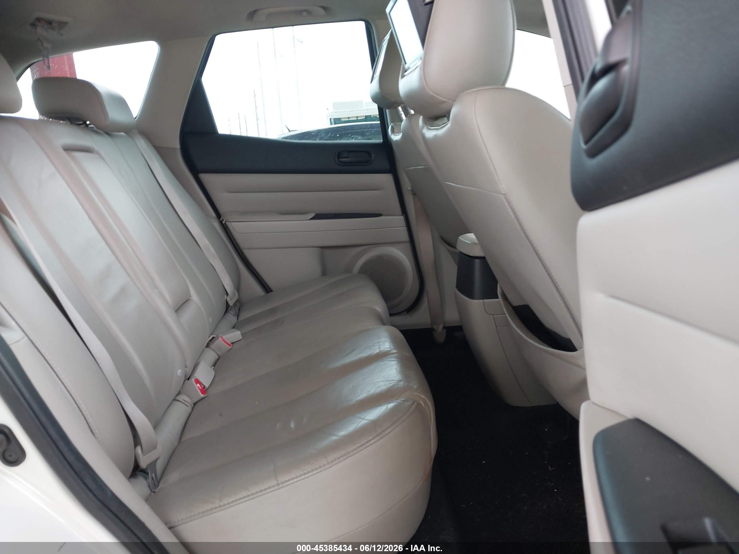 2011 Mazda Cx-7 I Touring White vin: JM3ER2C58B0372582