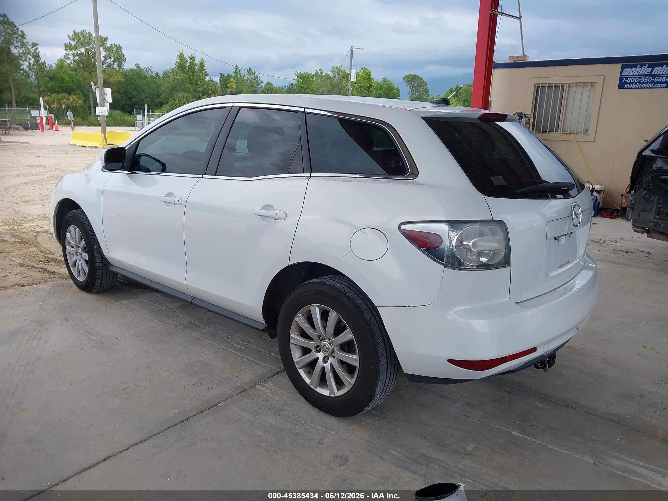 2011 Mazda Cx-7 I Touring White vin: JM3ER2C58B0372582