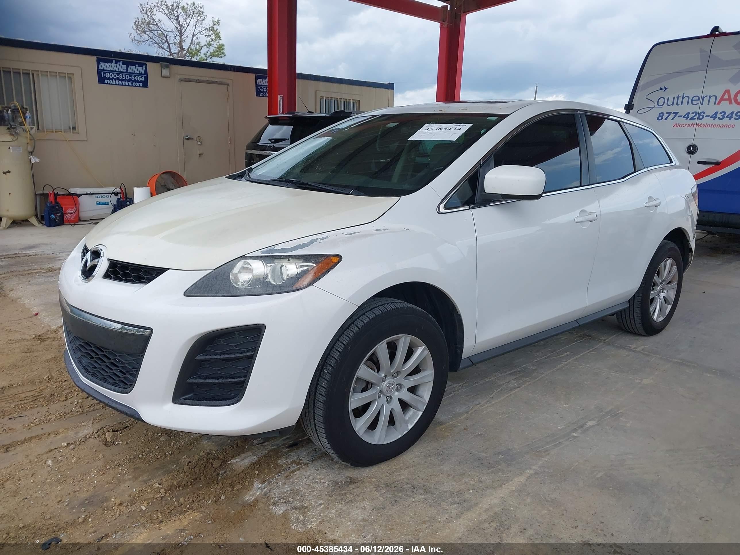 2011 Mazda Cx-7 I Touring White vin: JM3ER2C58B0372582
