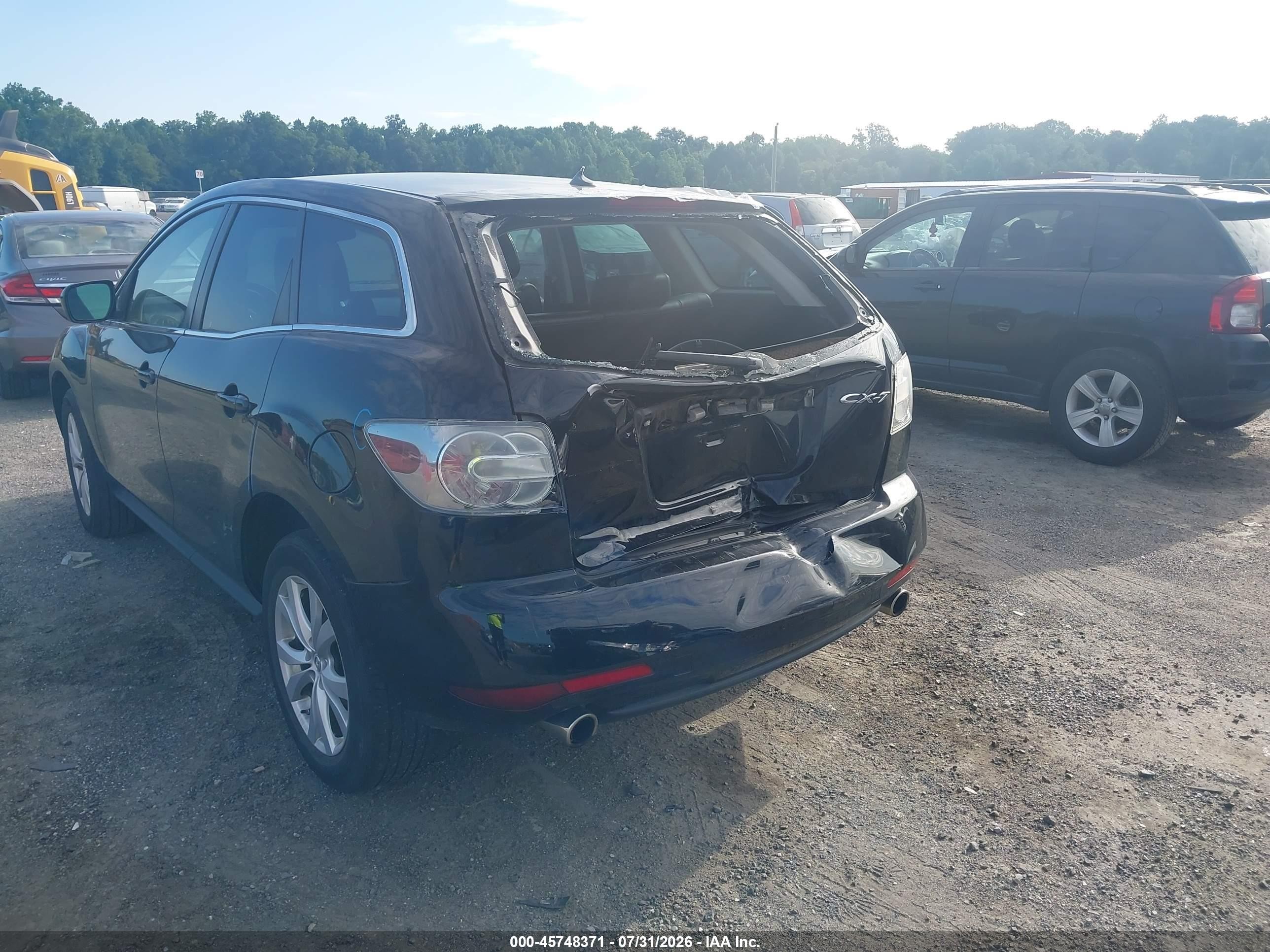 2011 Mazda Cx-7 S Touring Black vin: JM3ER2CL4B0371914
