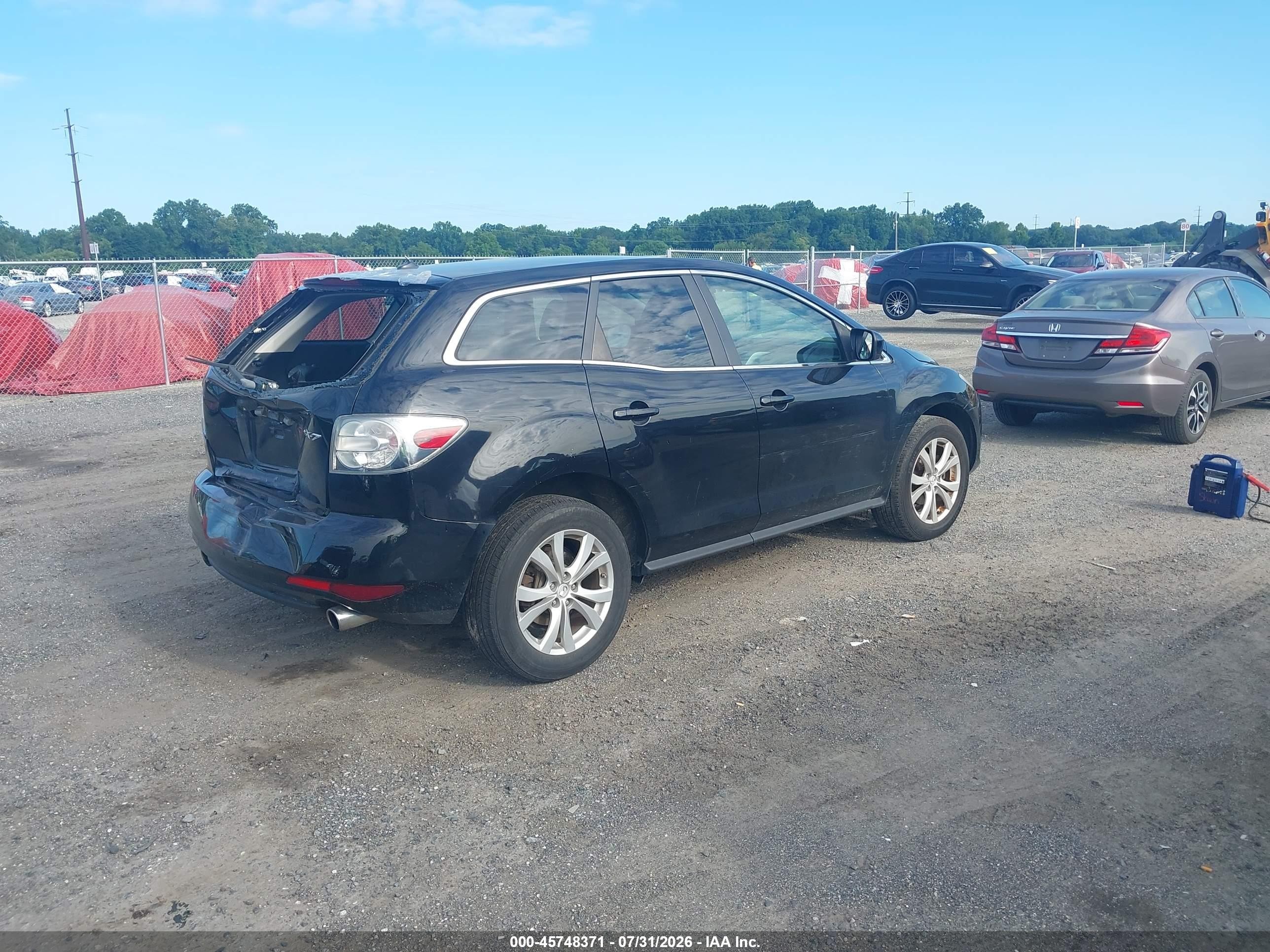 2011 Mazda Cx-7 S Touring Black vin: JM3ER2CL4B0371914