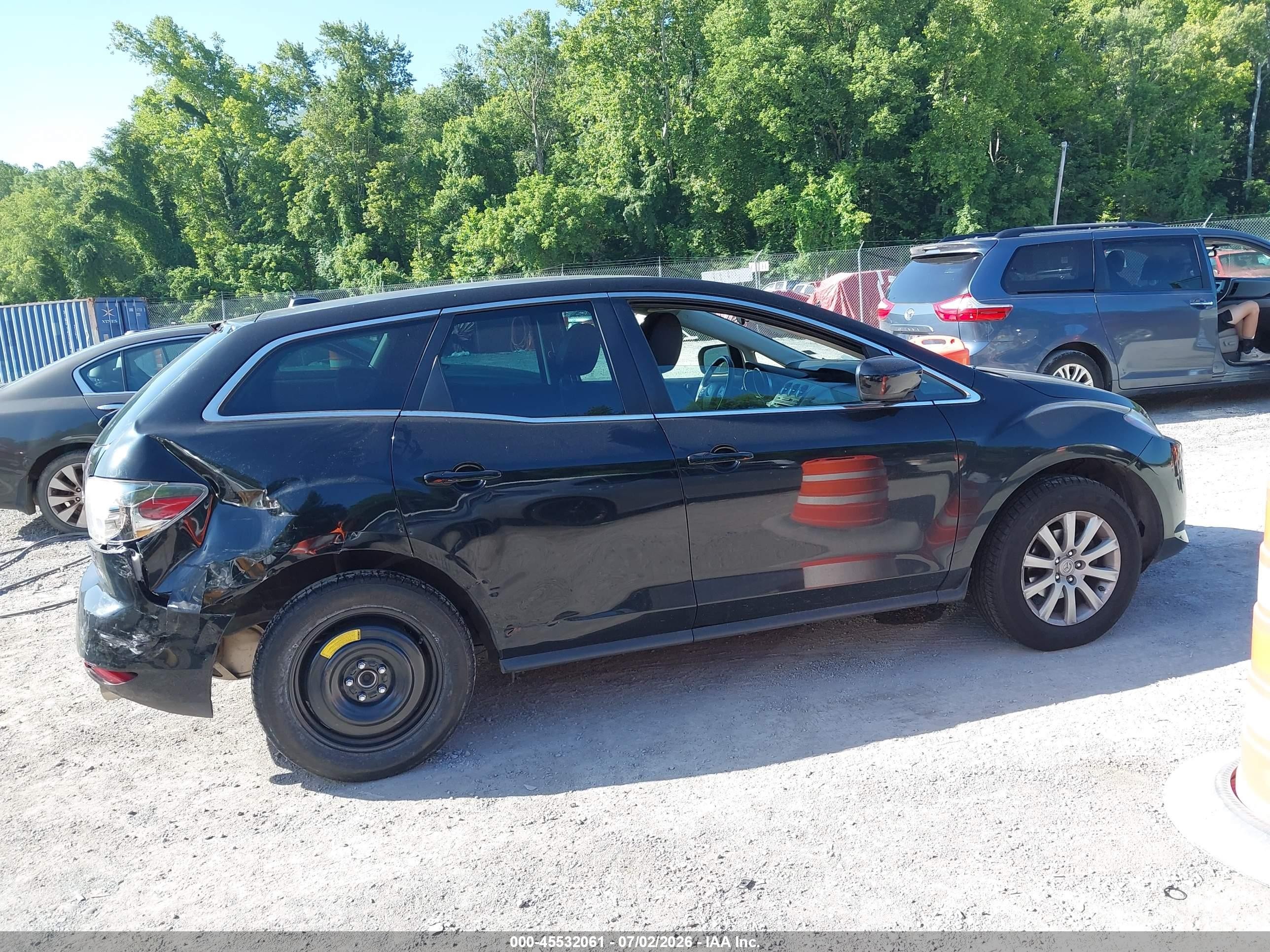 2011 Mazda Cx-7 I Touring Black vin: JM3ER2CM3B0386526