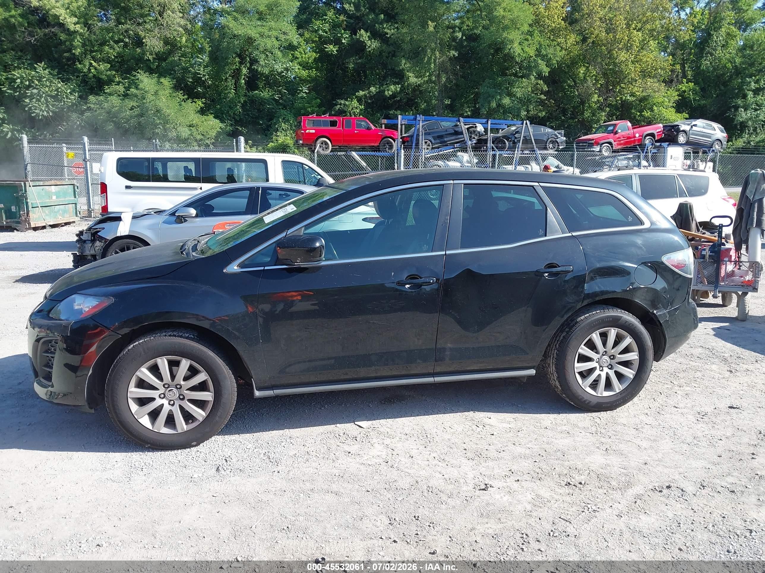 2011 Mazda Cx-7 I Touring Black vin: JM3ER2CM3B0386526