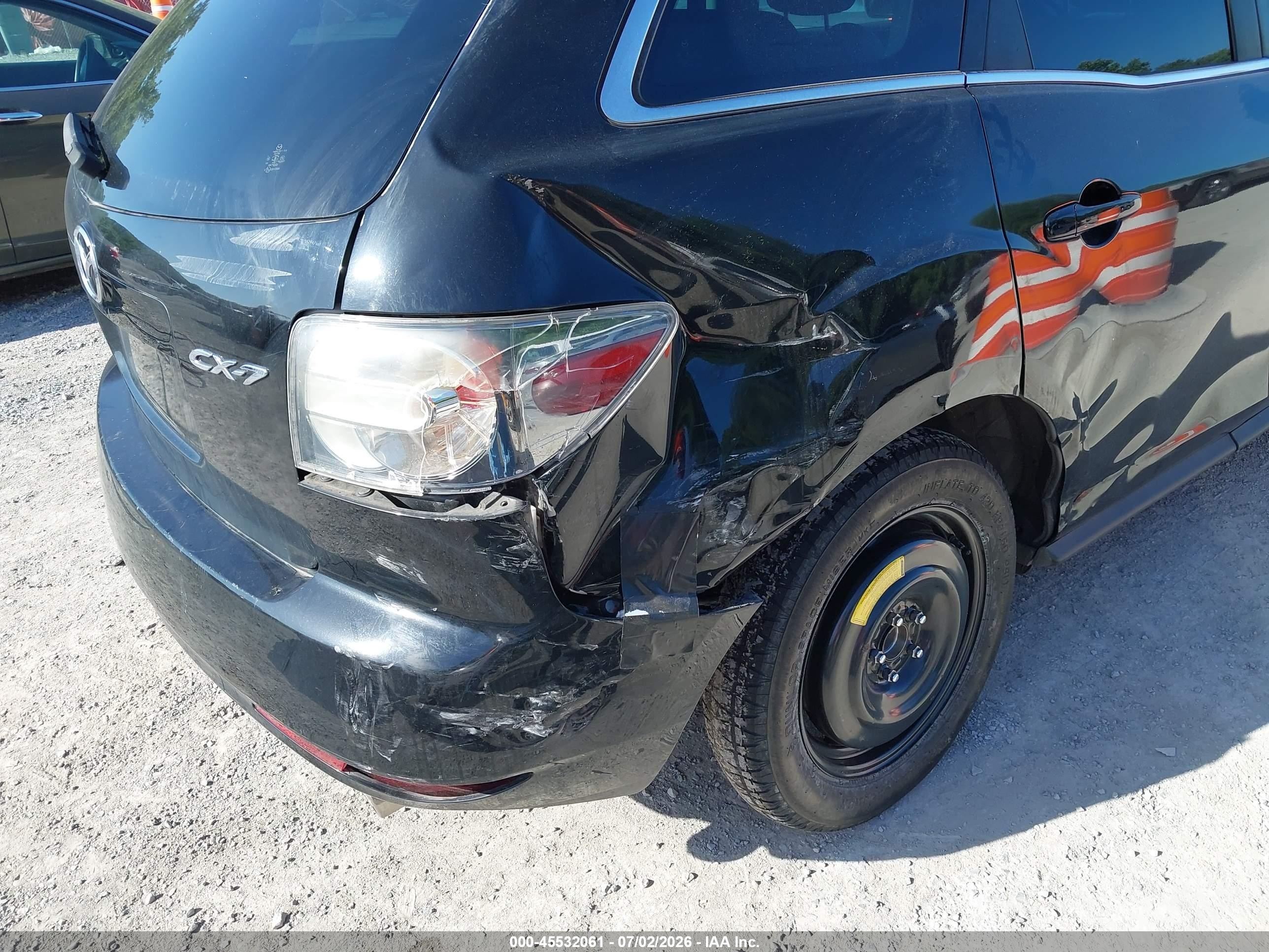 2011 Mazda Cx-7 I Touring Black vin: JM3ER2CM3B0386526