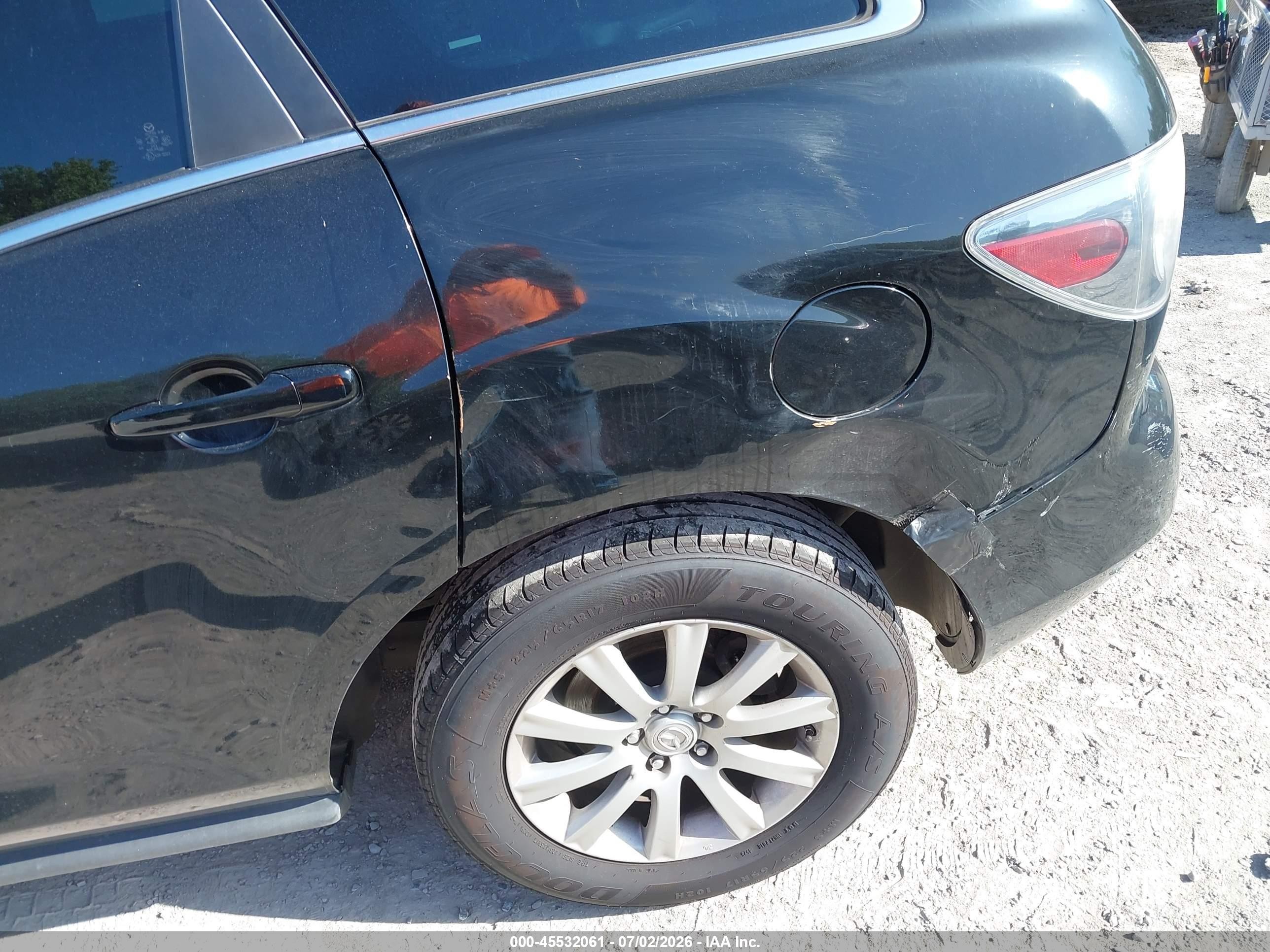 2011 Mazda Cx-7 I Touring Black vin: JM3ER2CM3B0386526