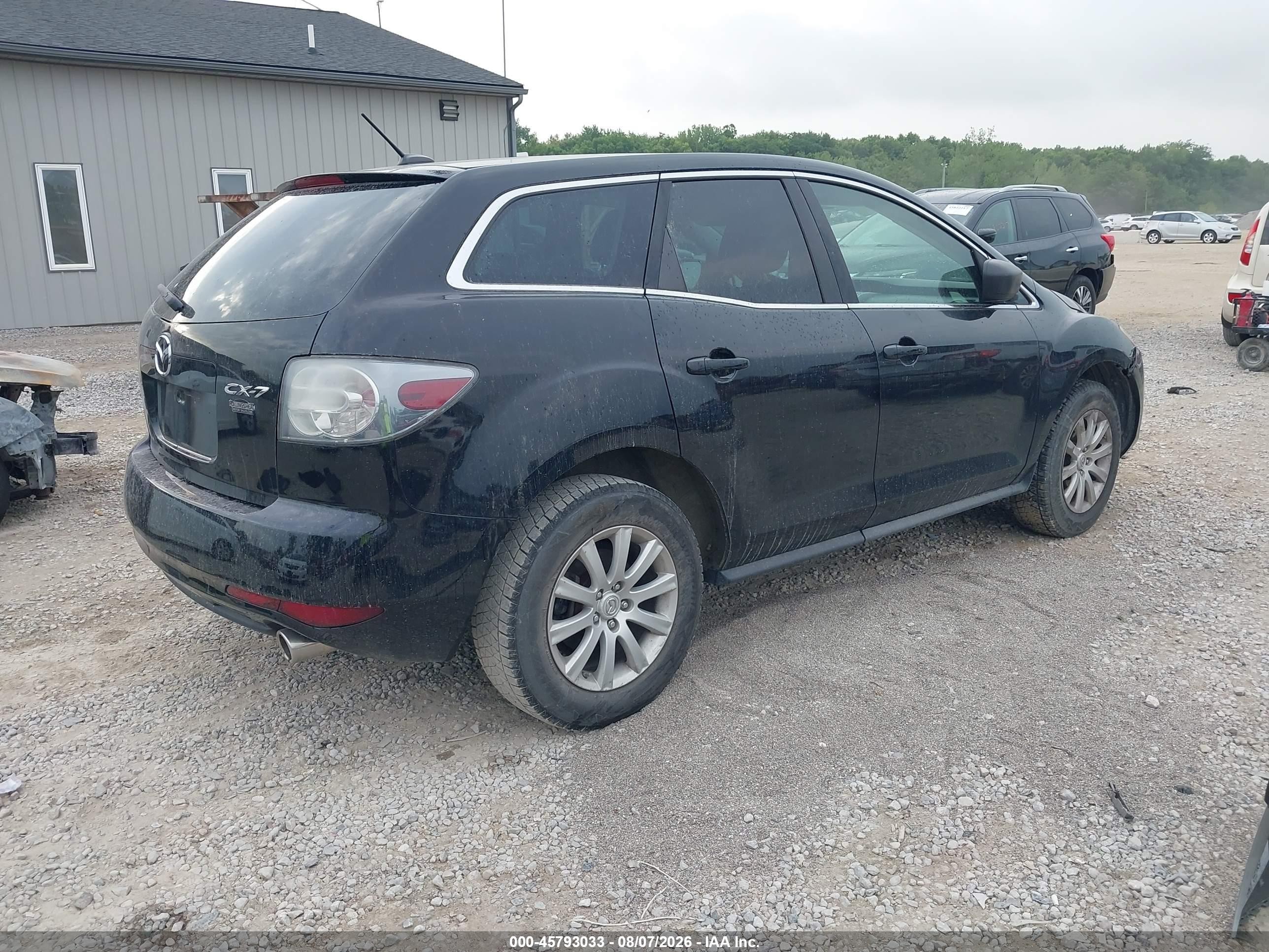 2011 Mazda Cx-7 I Touring Black vin: JM3ER2CM4B0373882