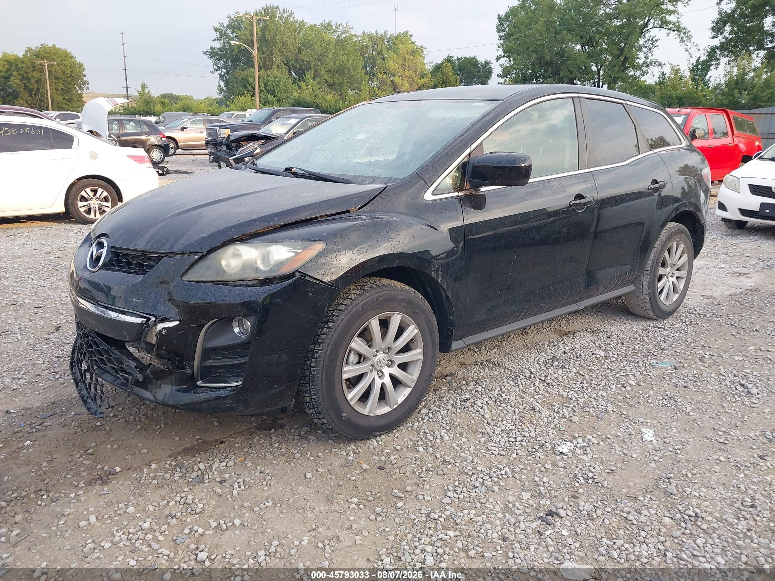2011 Mazda Cx-7 I Touring Black vin: JM3ER2CM4B0373882