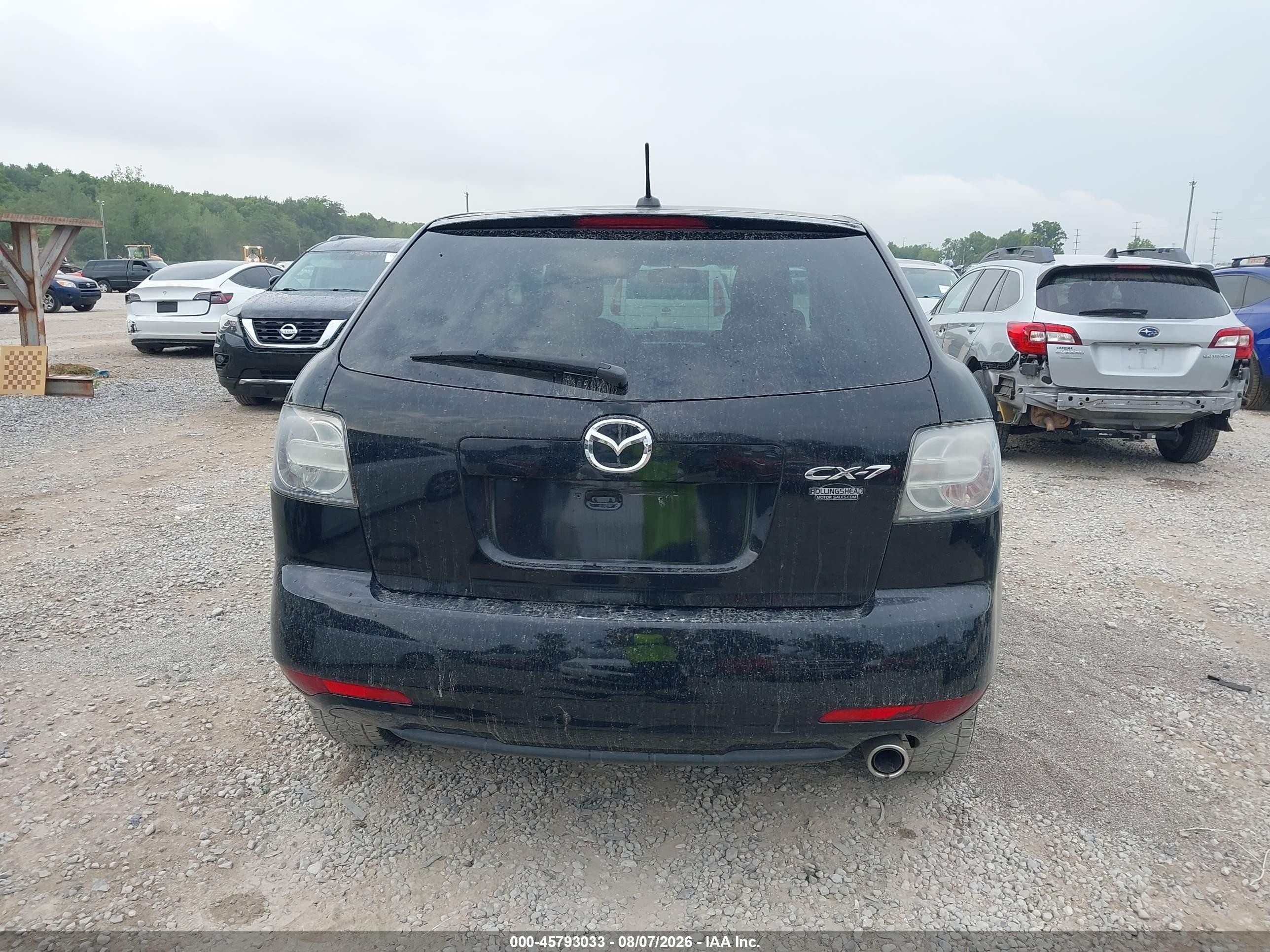 2011 Mazda Cx-7 I Touring Black vin: JM3ER2CM4B0373882