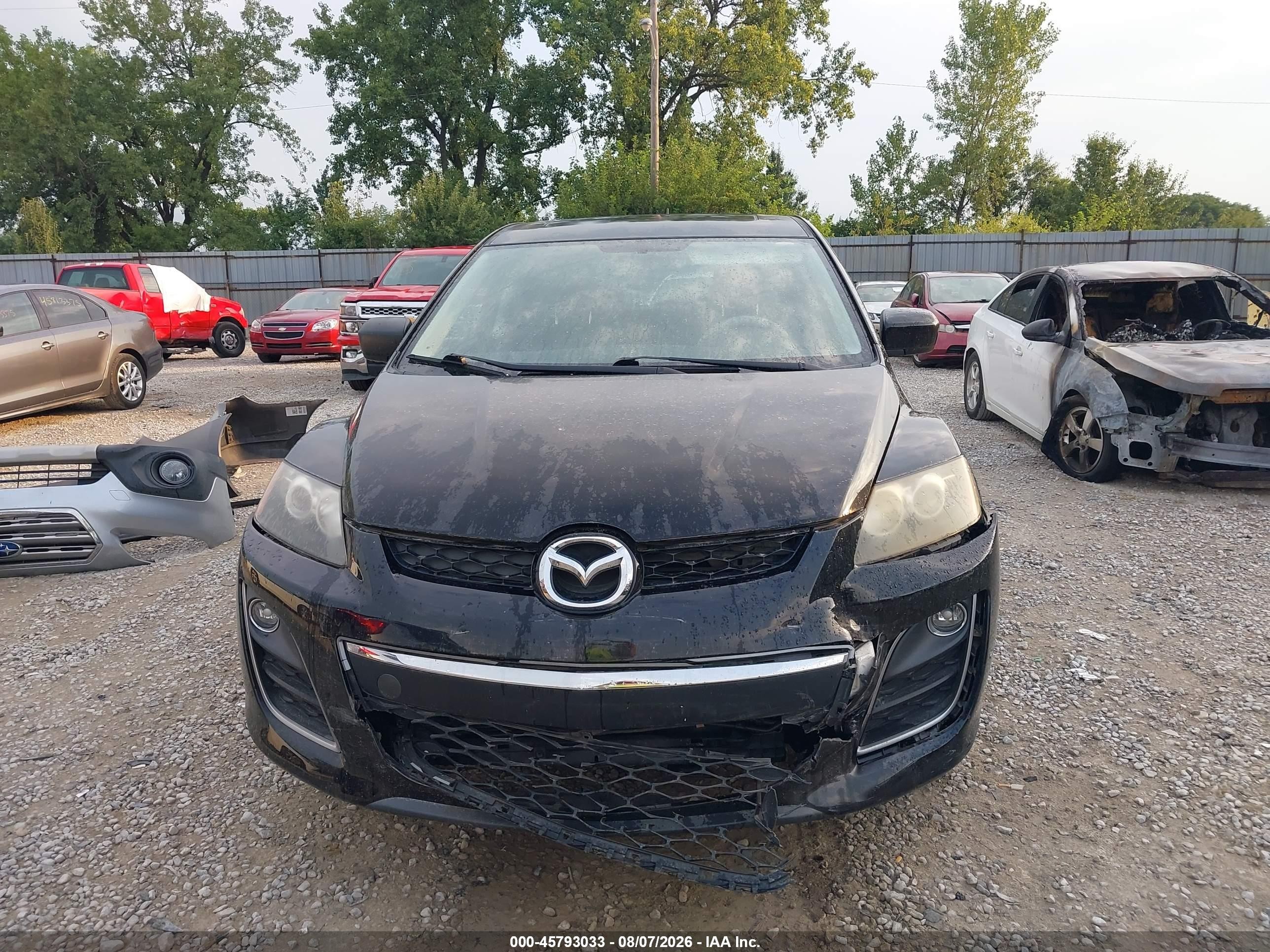 2011 Mazda Cx-7 I Touring Black vin: JM3ER2CM4B0373882