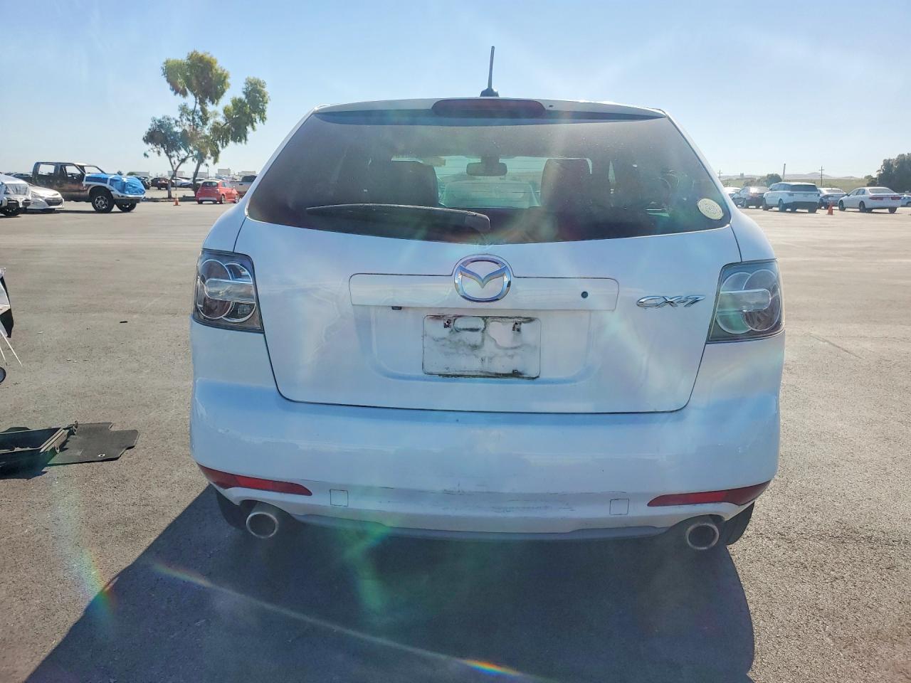 2011 Mazda Cx-7 White vin: JM3ER2DL8B0383191