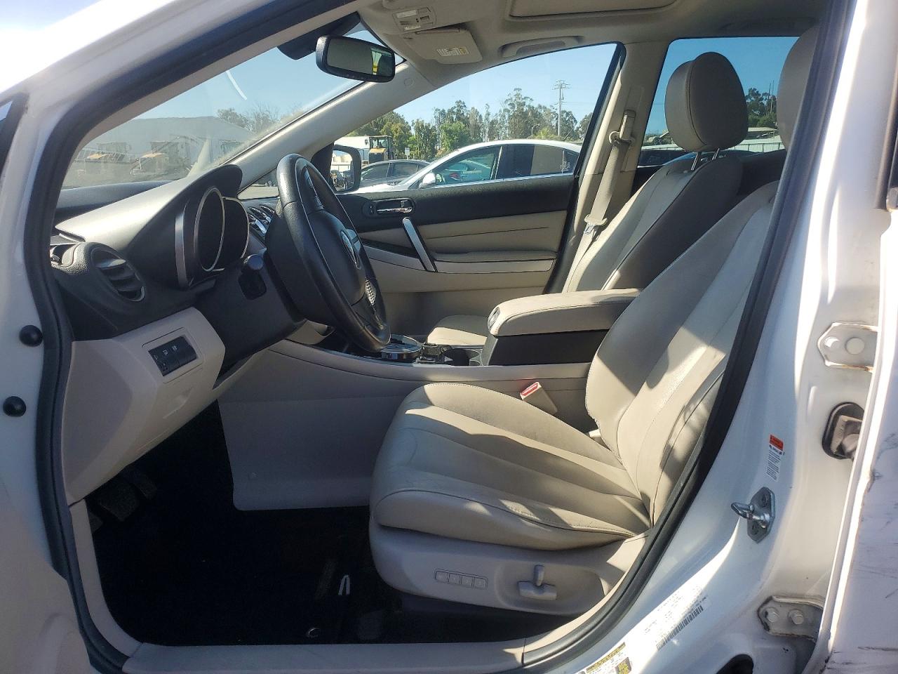 2011 Mazda Cx-7 White vin: JM3ER2DL8B0383191