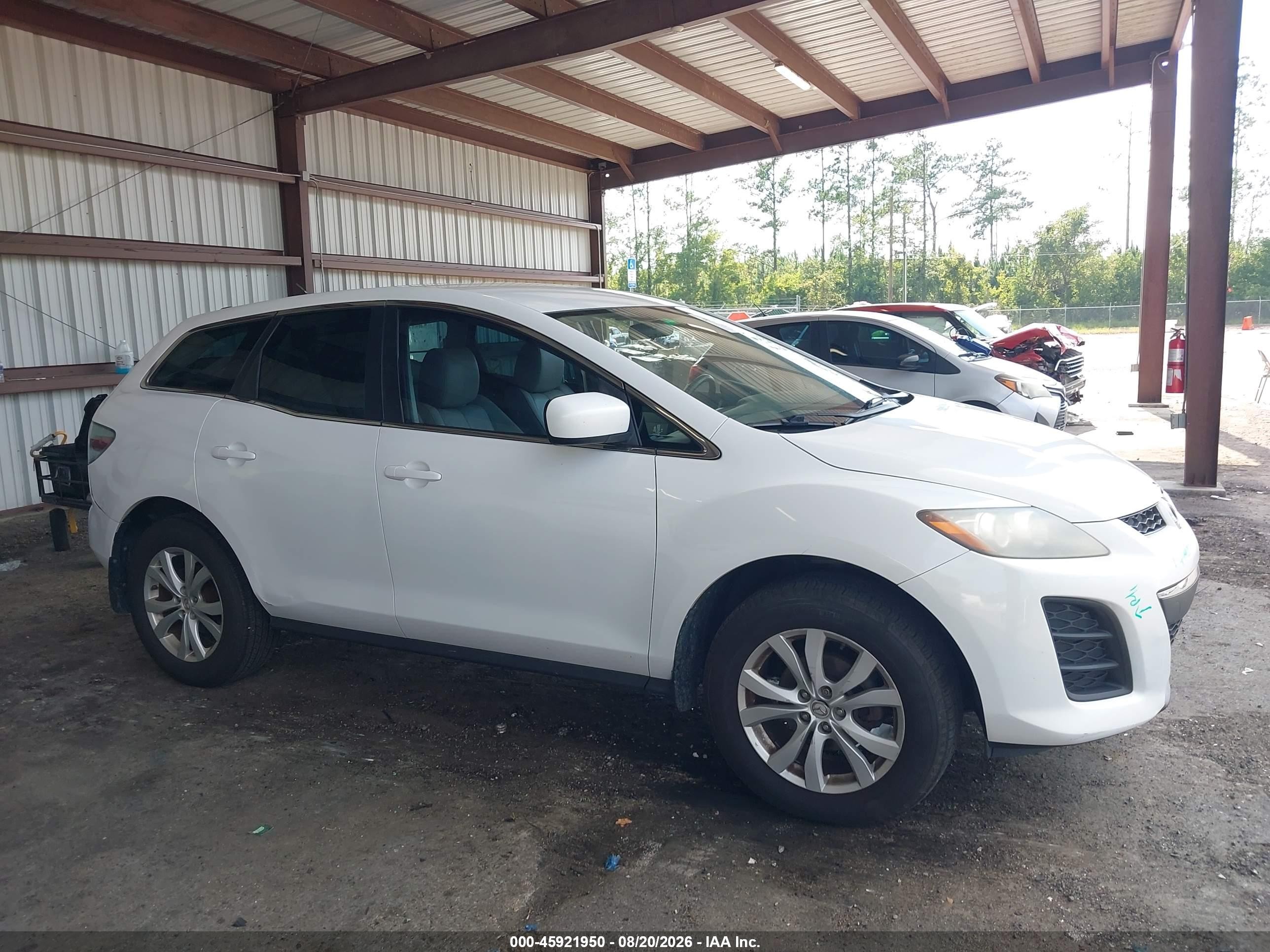 2010 Mazda Cx-7 S Touring White vin: JM3ER2W32A0350540