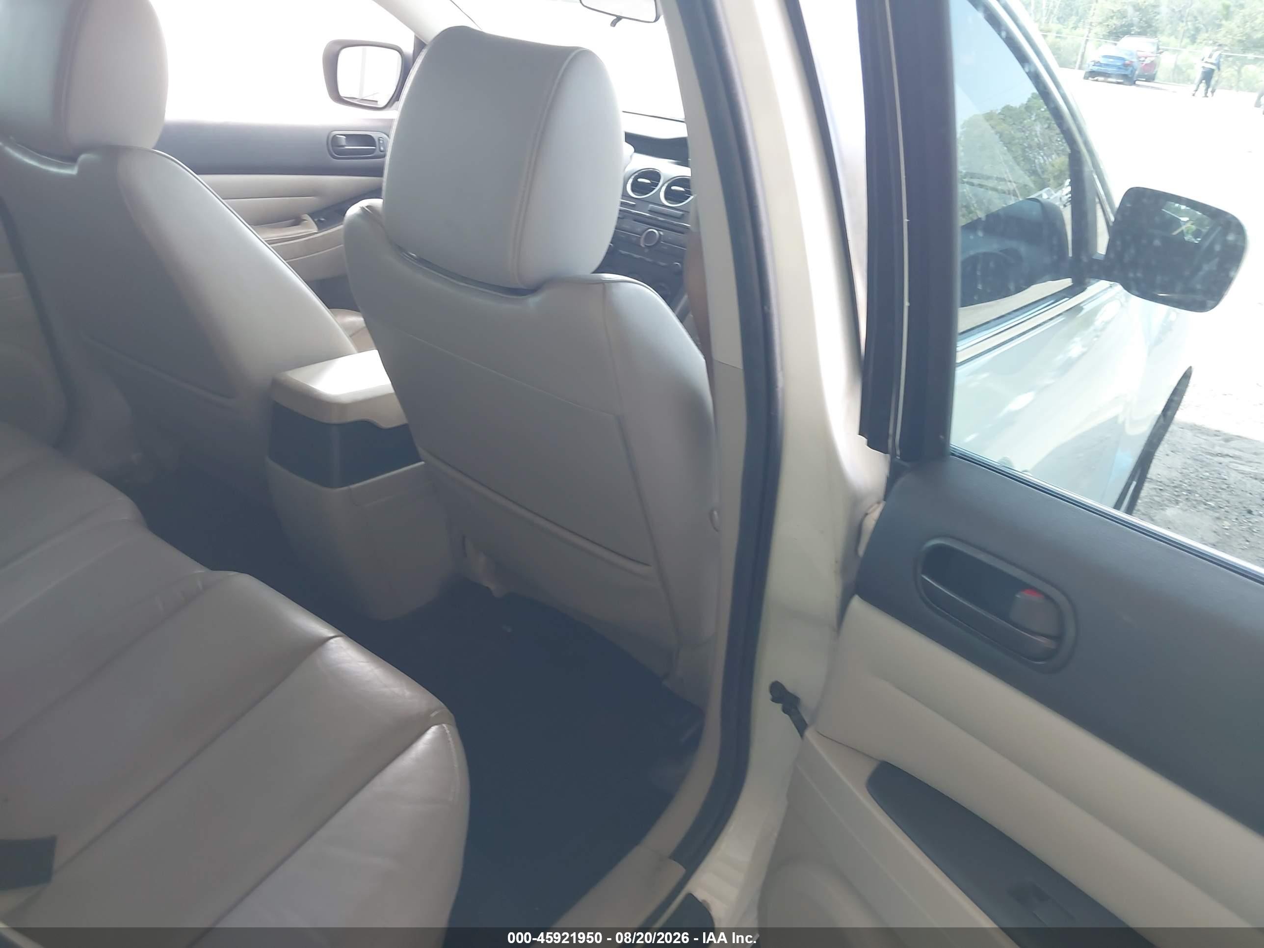 2010 Mazda Cx-7 S Touring White vin: JM3ER2W32A0350540