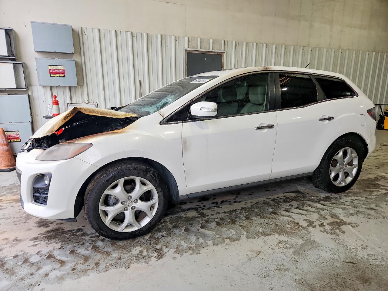2010 Mazda Cx-7 White vin: JM3ER2W33A0329096