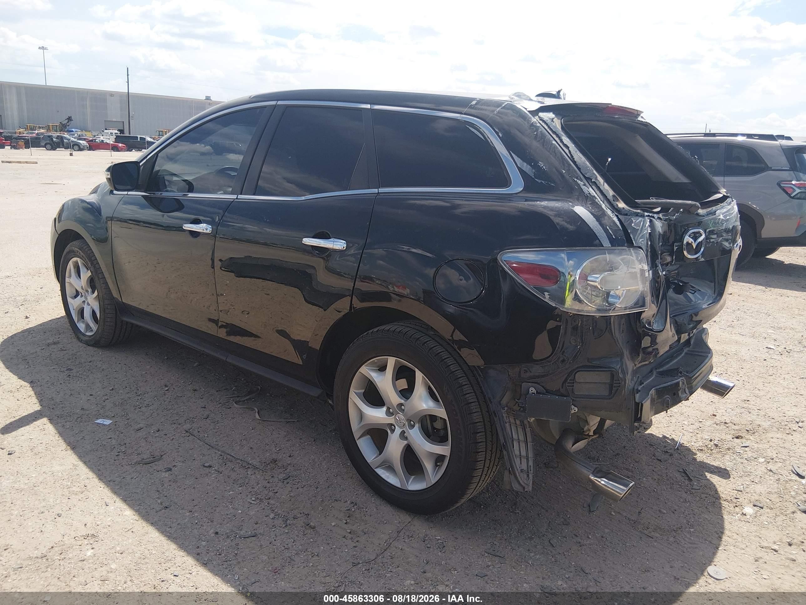 2010 Mazda Cx-7 S Grand Touring Black vin: JM3ER2W35A0340049