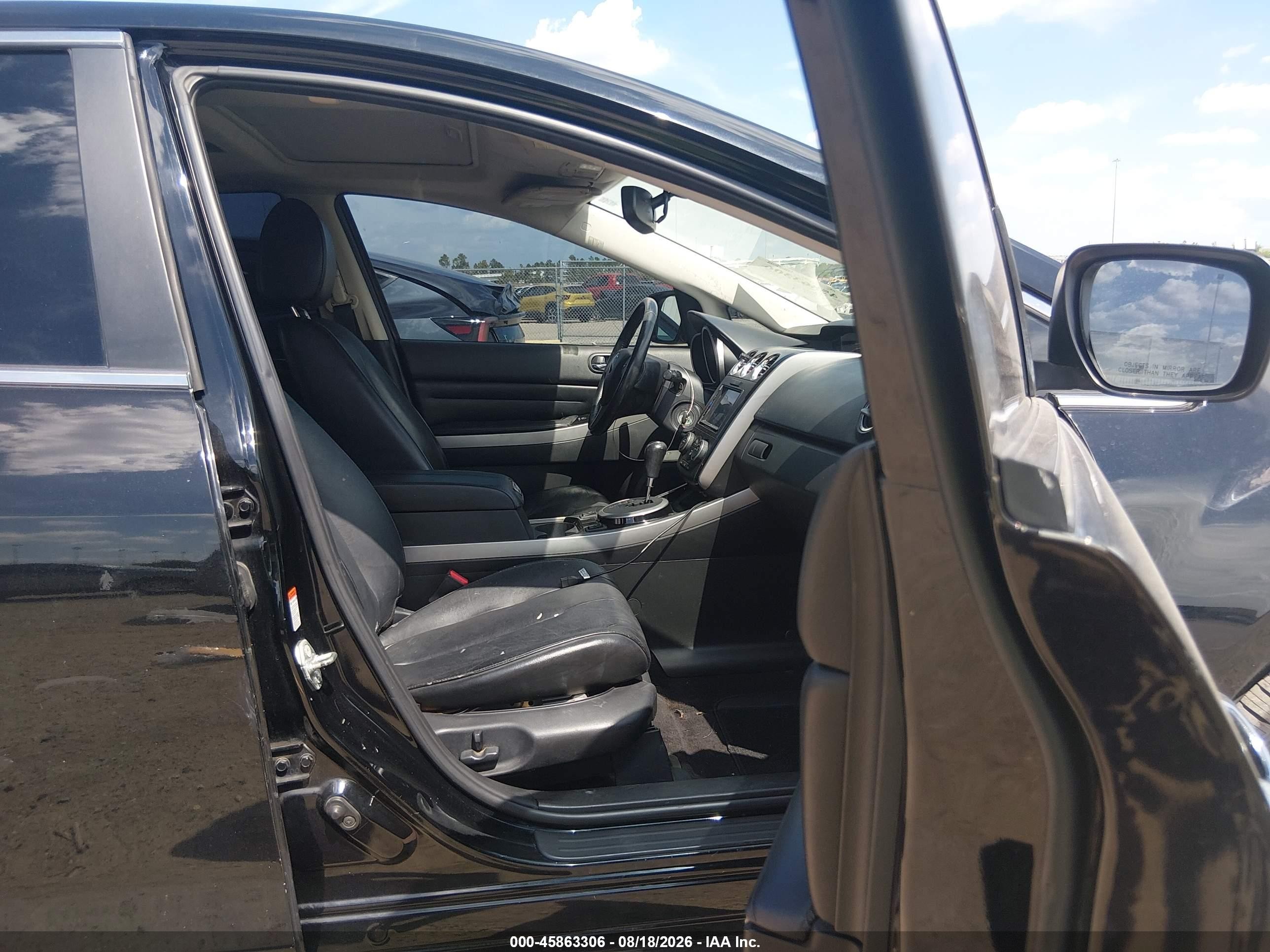 2010 Mazda Cx-7 S Grand Touring Black vin: JM3ER2W35A0340049