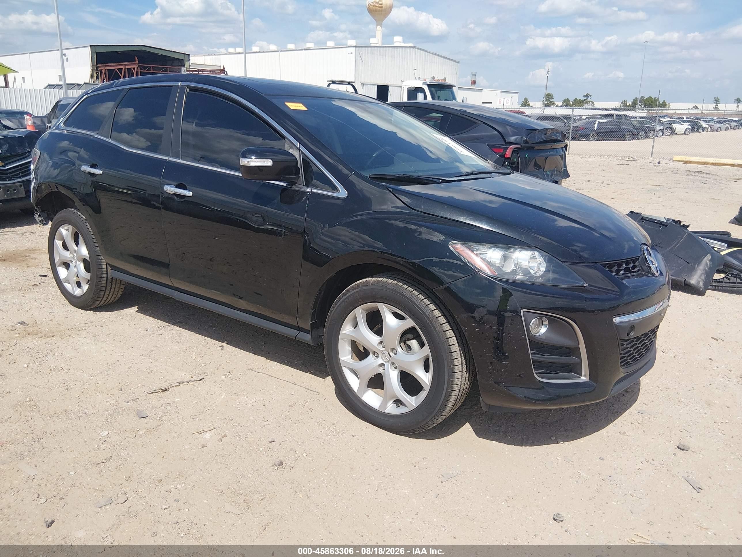 2010 Mazda Cx-7 S Grand Touring Black vin: JM3ER2W35A0340049