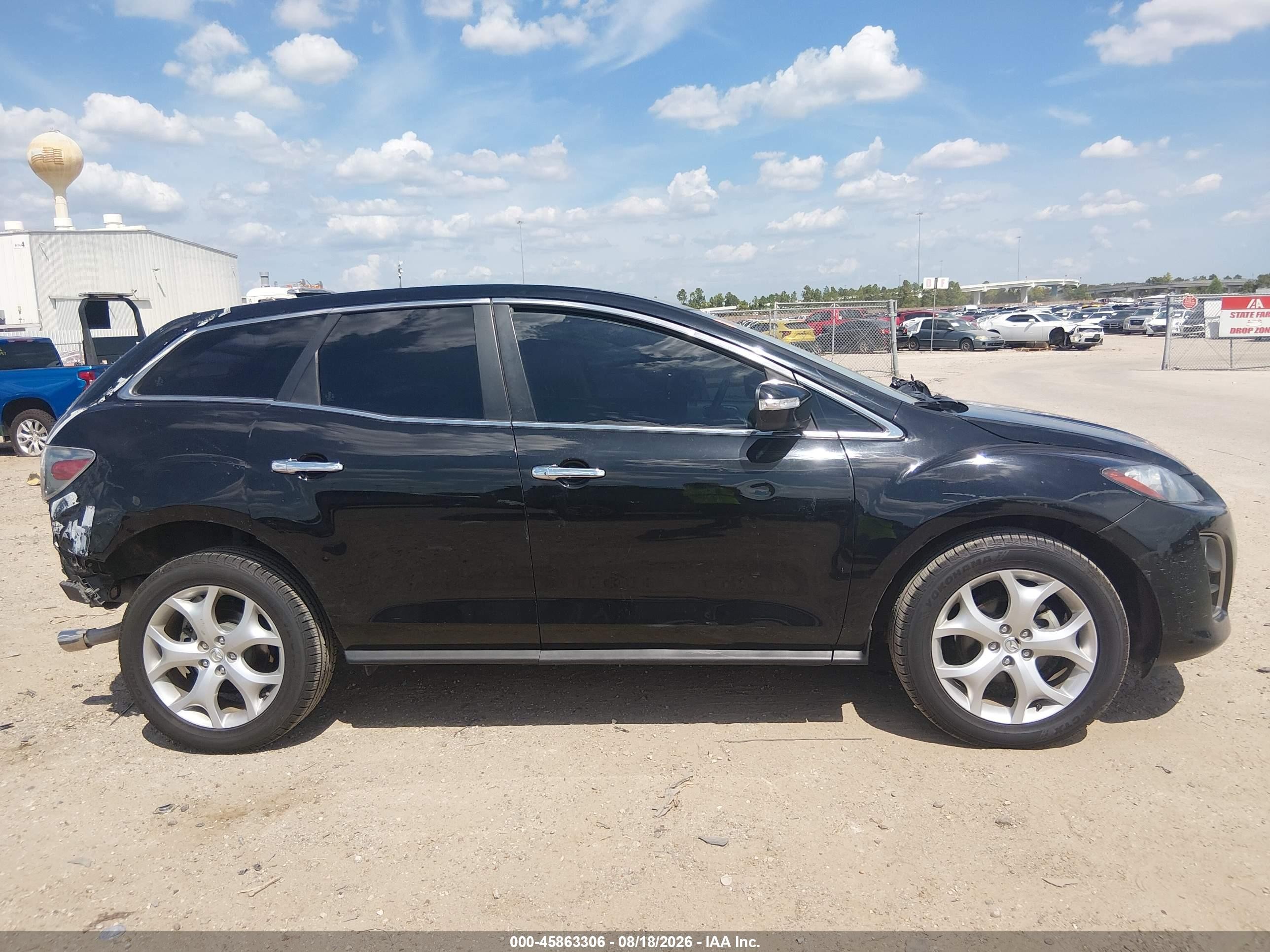 2010 Mazda Cx-7 S Grand Touring Black vin: JM3ER2W35A0340049