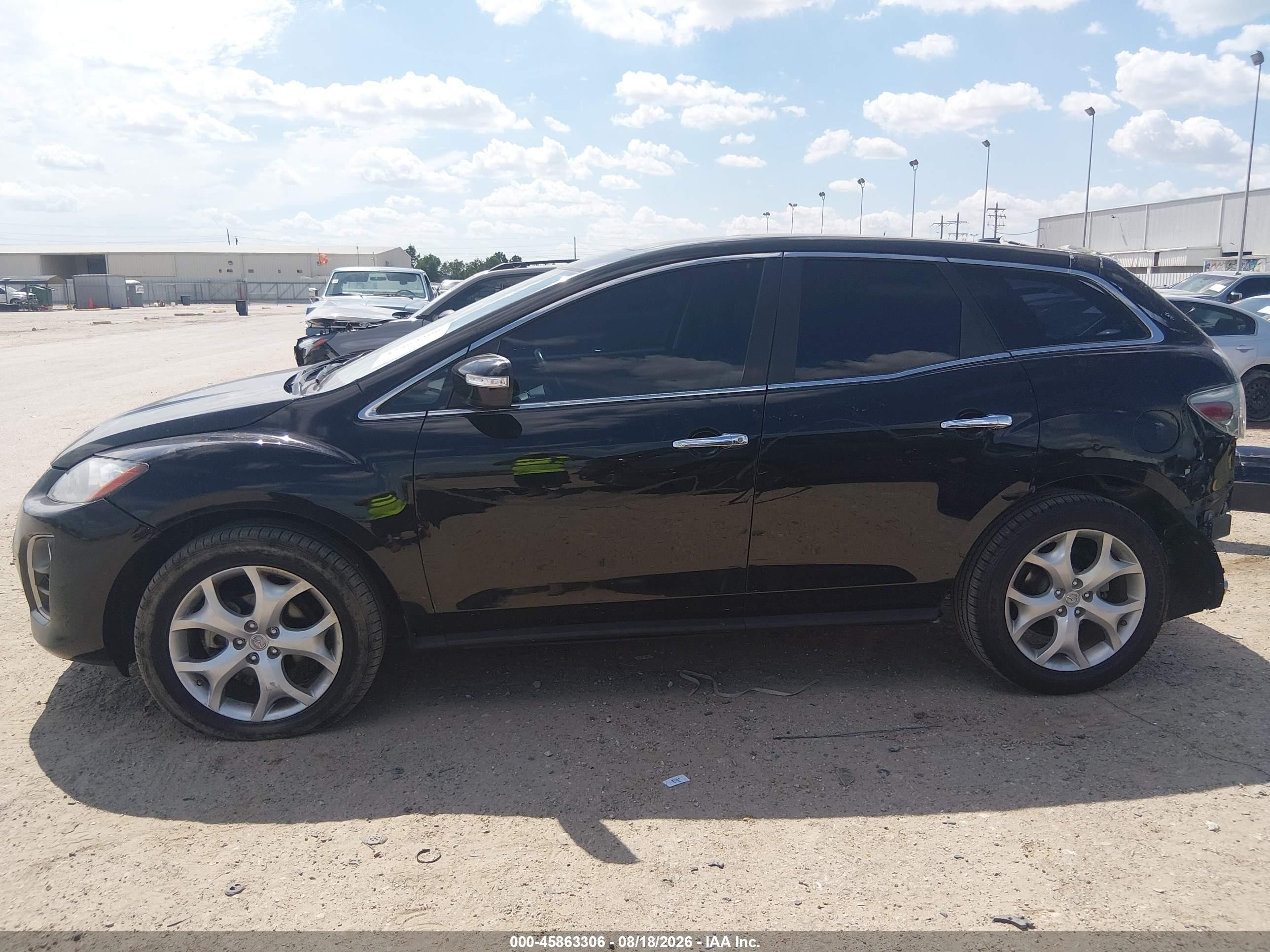 2010 Mazda Cx-7 S Grand Touring Black vin: JM3ER2W35A0340049
