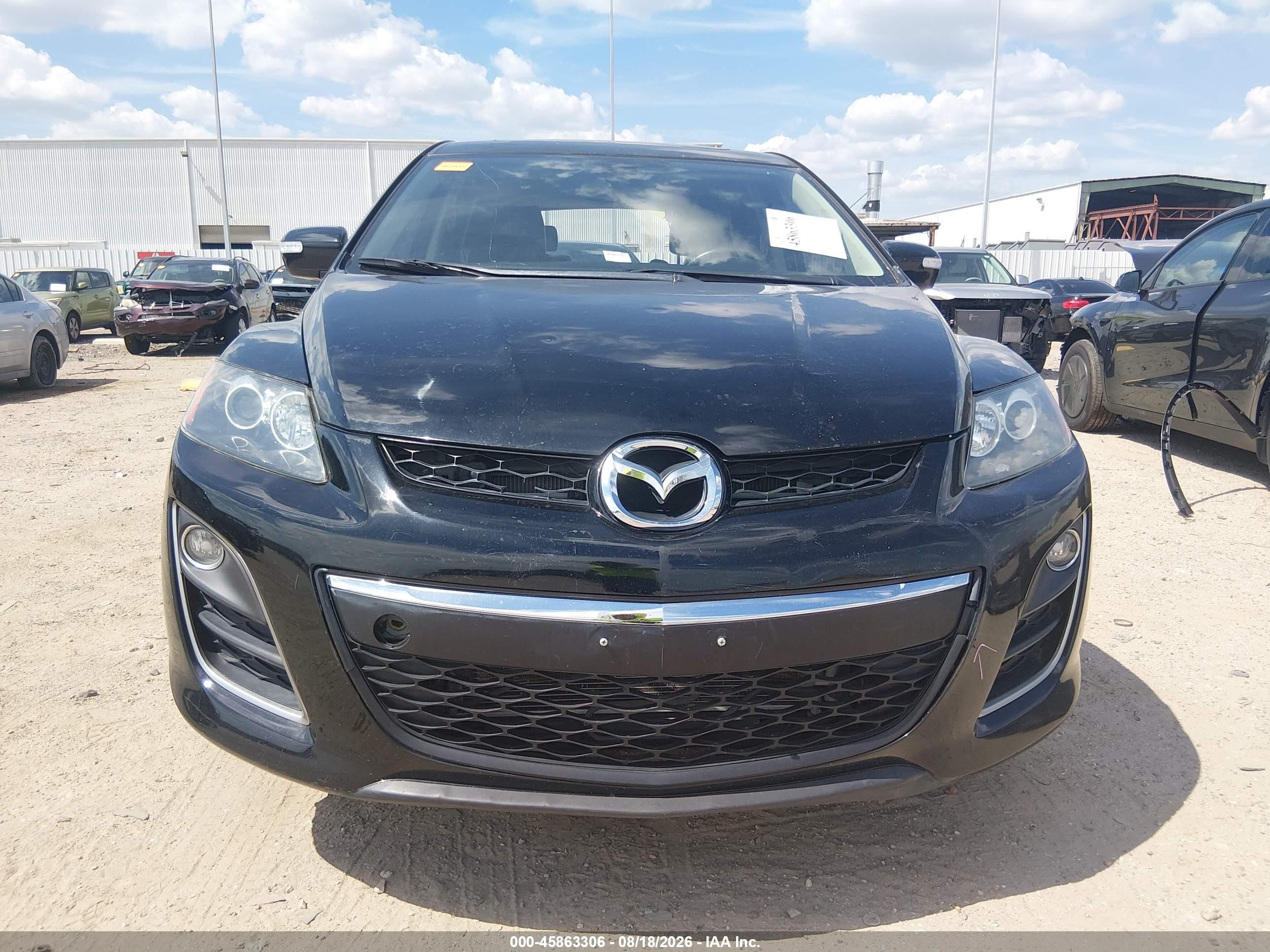 2010 Mazda Cx-7 S Grand Touring Black vin: JM3ER2W35A0340049