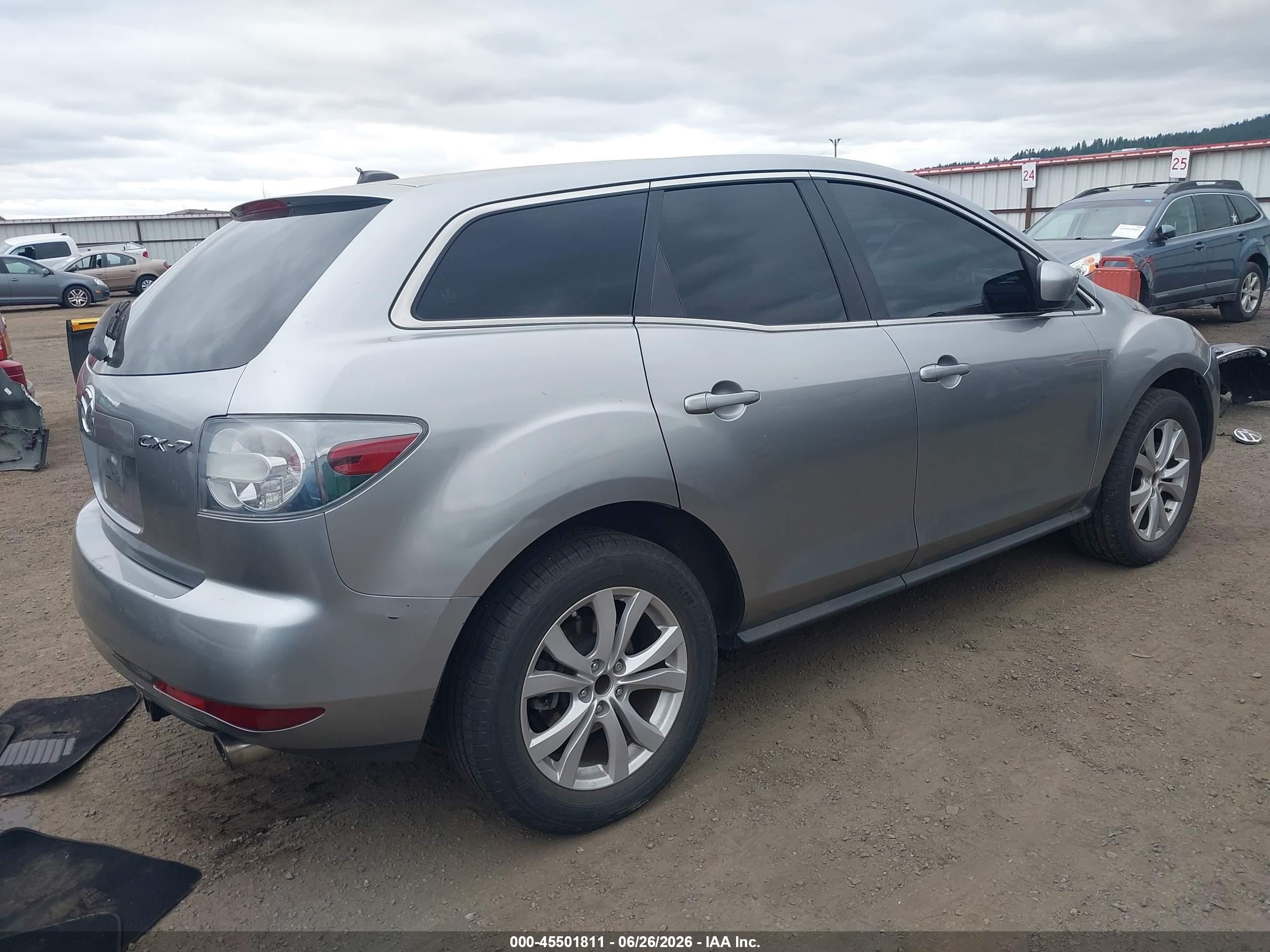 2010 Mazda Cx-7 S Touring Silver vin: JM3ER2W35A0352797